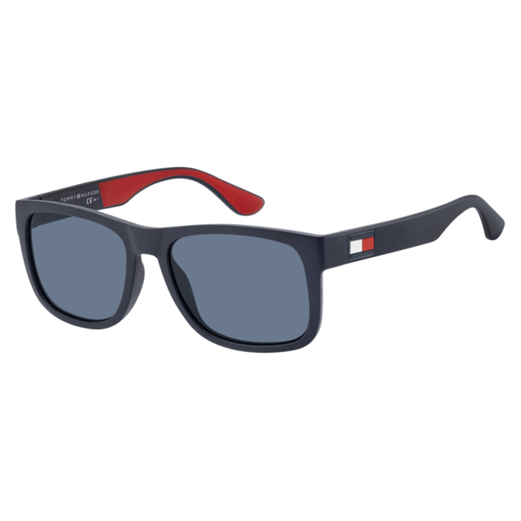 Tommy Hilfiger Men Sunglasses Rectangular Frame Blue Lens - TH 1556/S