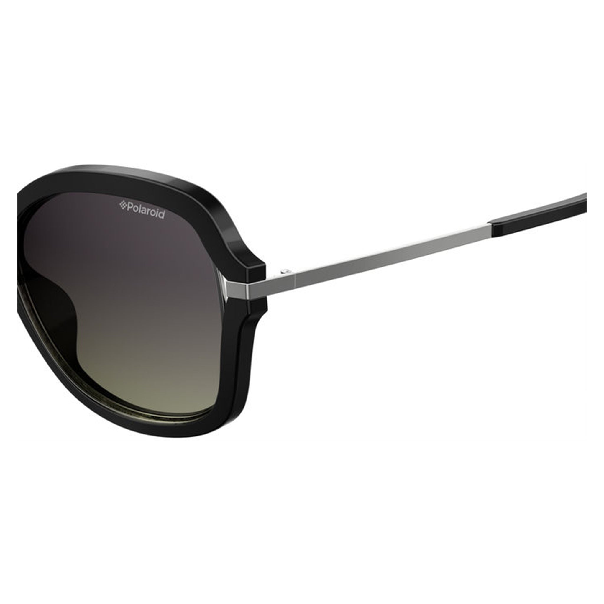Polaroid Women's Sunglasses Square Frame Grey Shaded Polarized Lens - Pld 4068/S