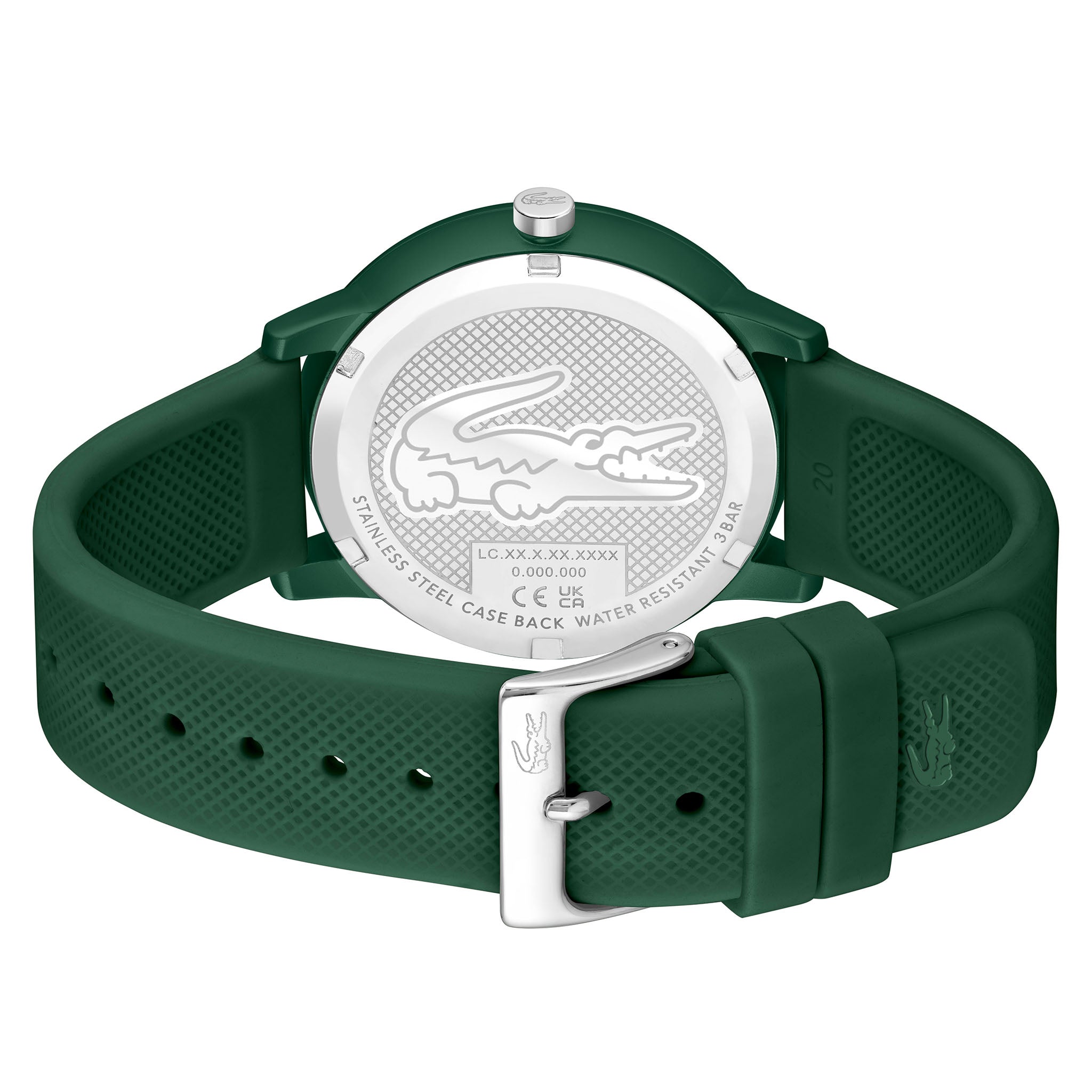 Lacoste 12.12 Green Silicone Men's Watch - 2011238