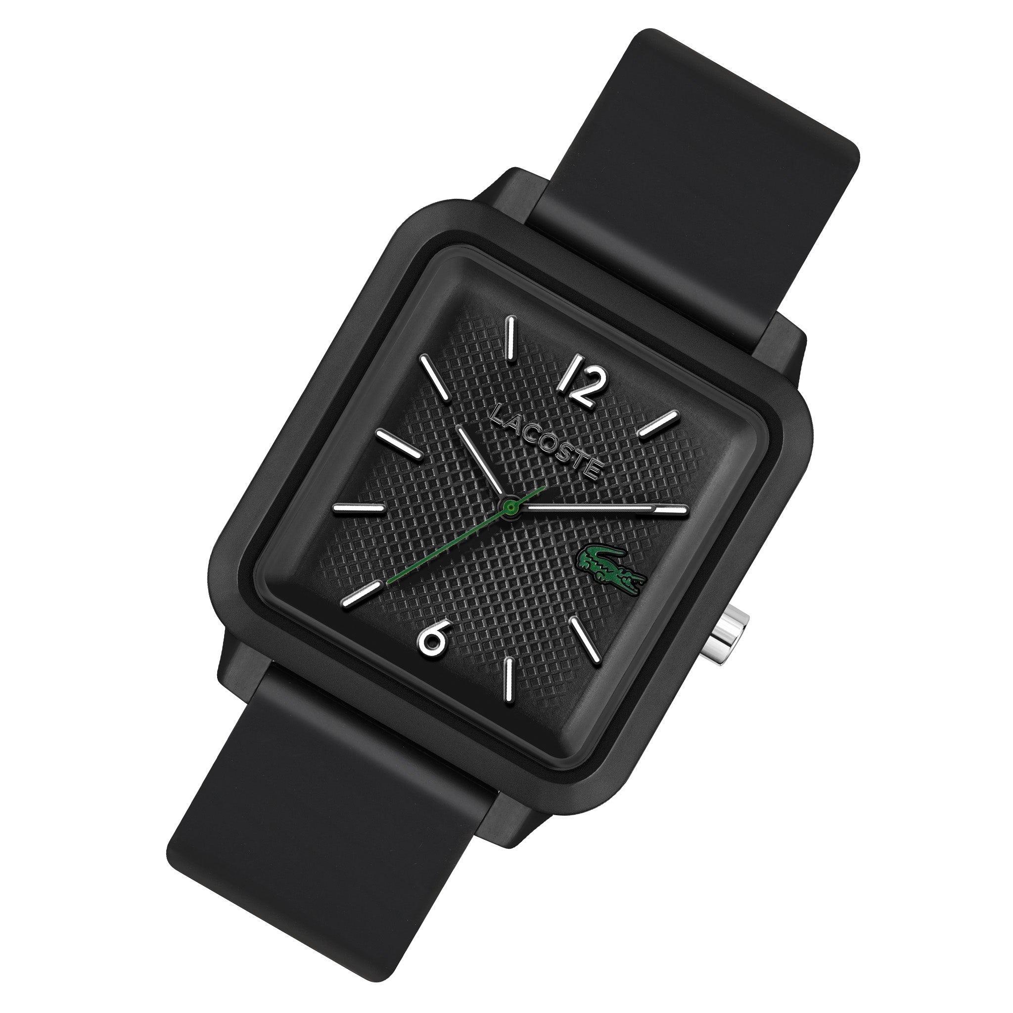 Lacoste 12.12 Black Silicone Men's Watch - 2011249