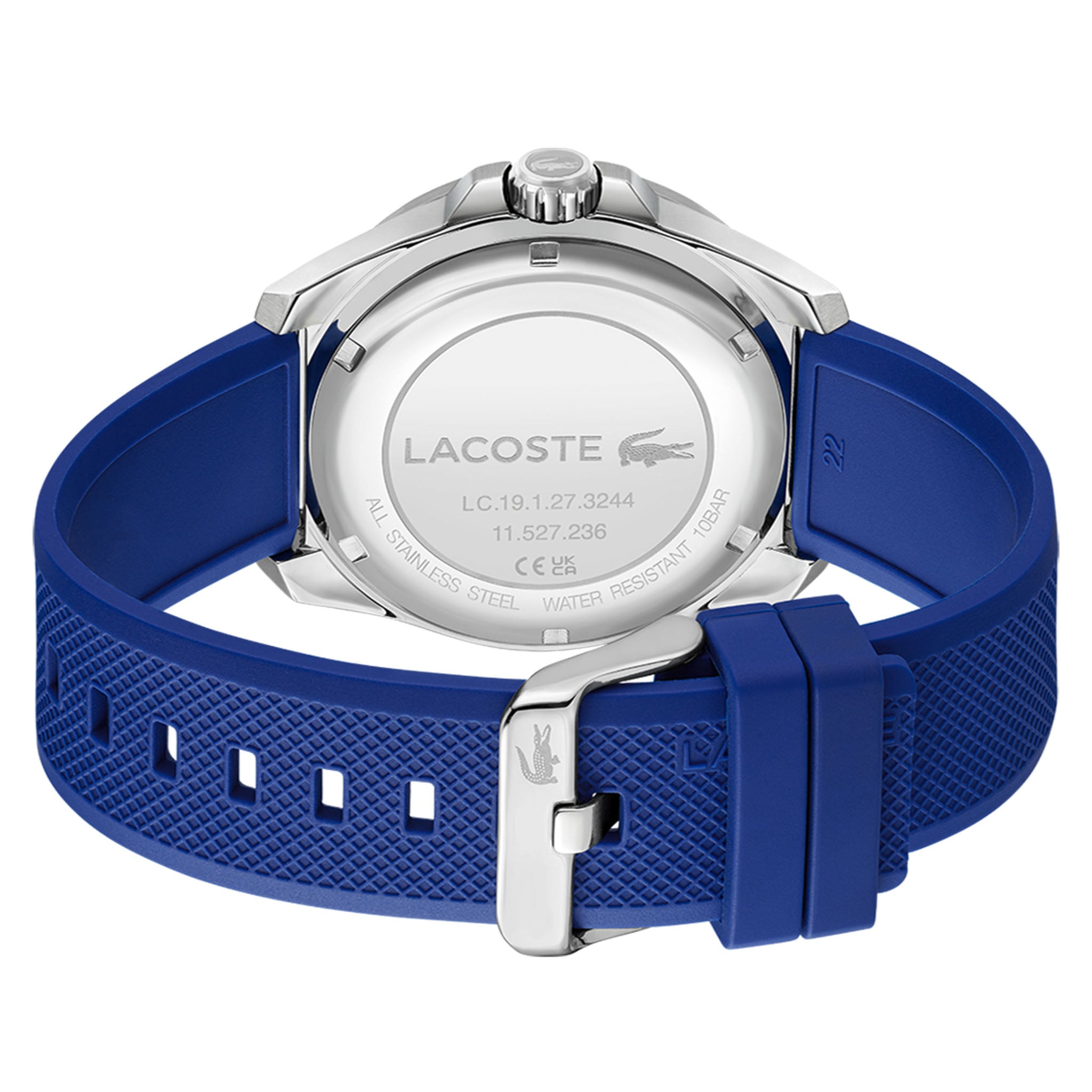 Lacoste Silicone Blue Dial Men's Watch - 2011493