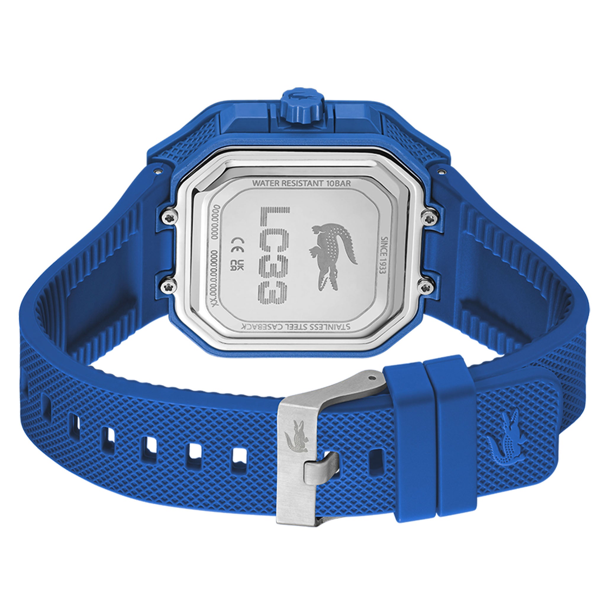 Lacoste Silicone Blue Dial Digital-Analogue Men's Watch - 2011504
