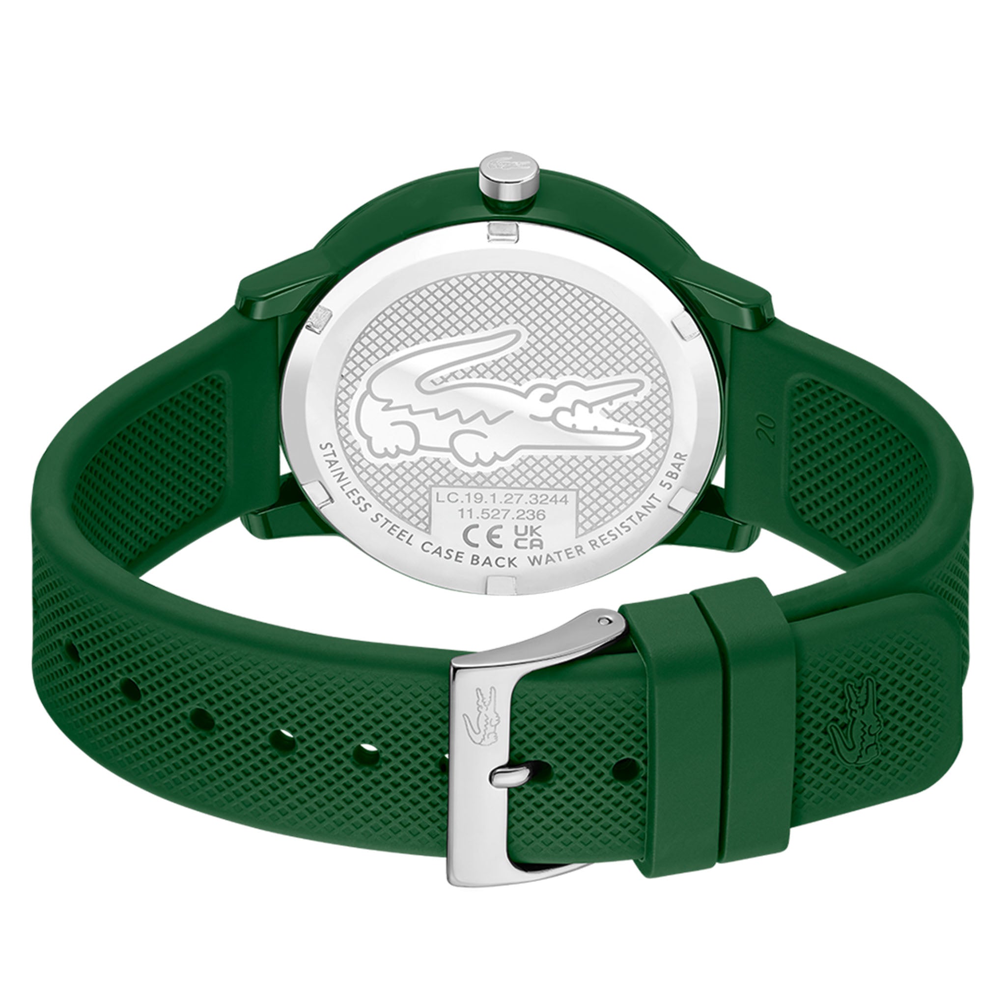 Lacoste Silicone Green Dial Men's Watch - 2011511