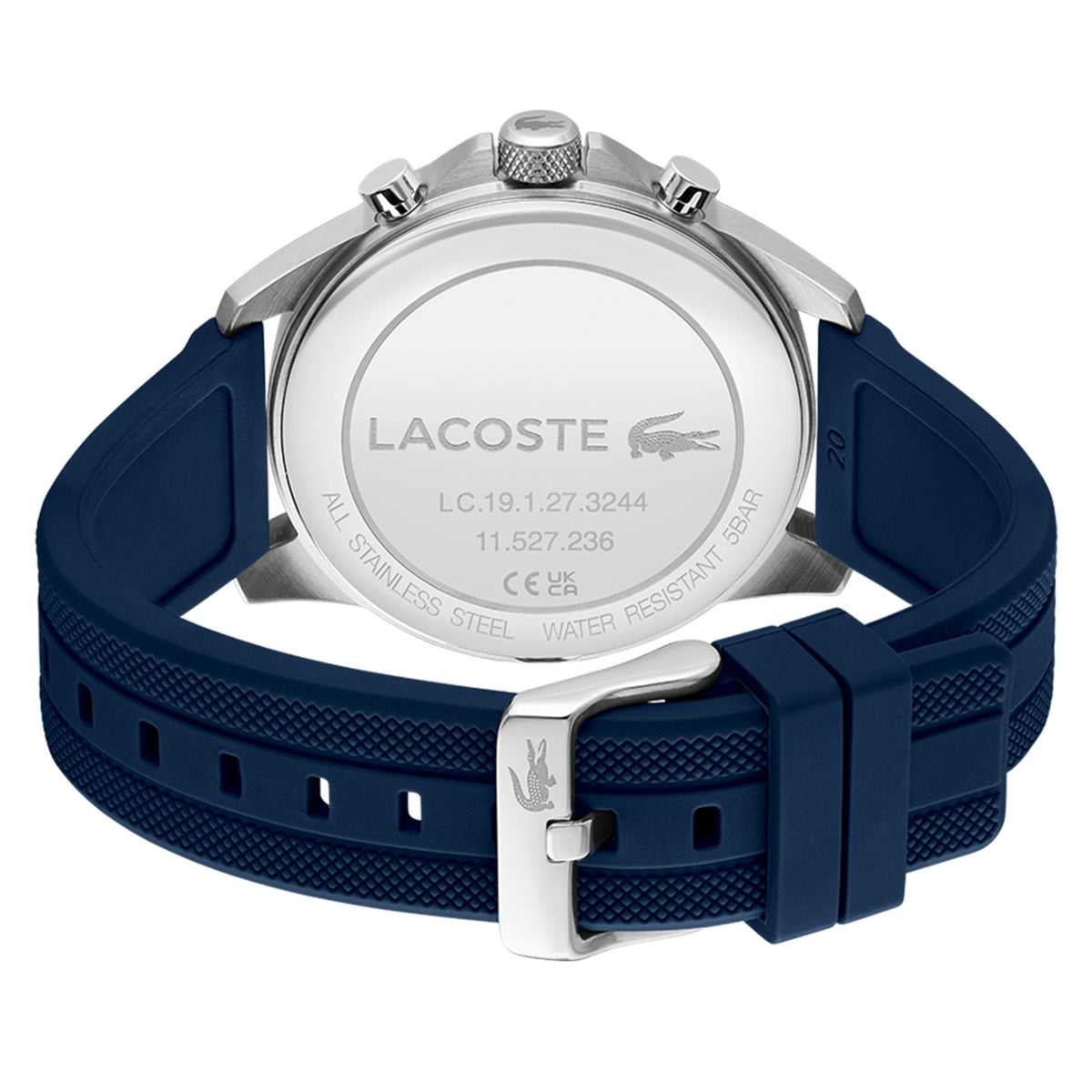 Lacoste Silicone Blue Dial Multi-function Men's Watch - 2011538