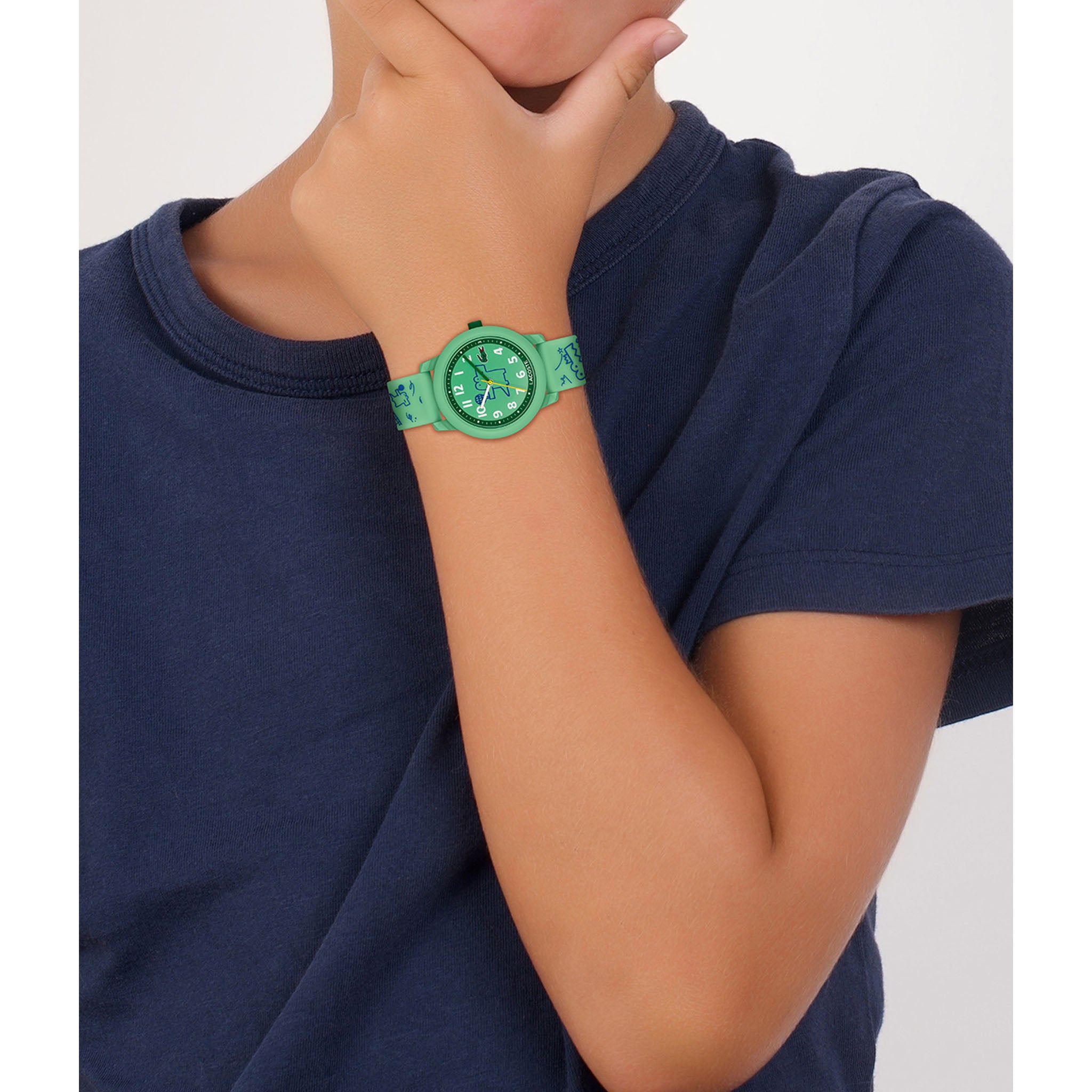 Lacoste 12.12 Green Silicone Kids Watch - 2030057