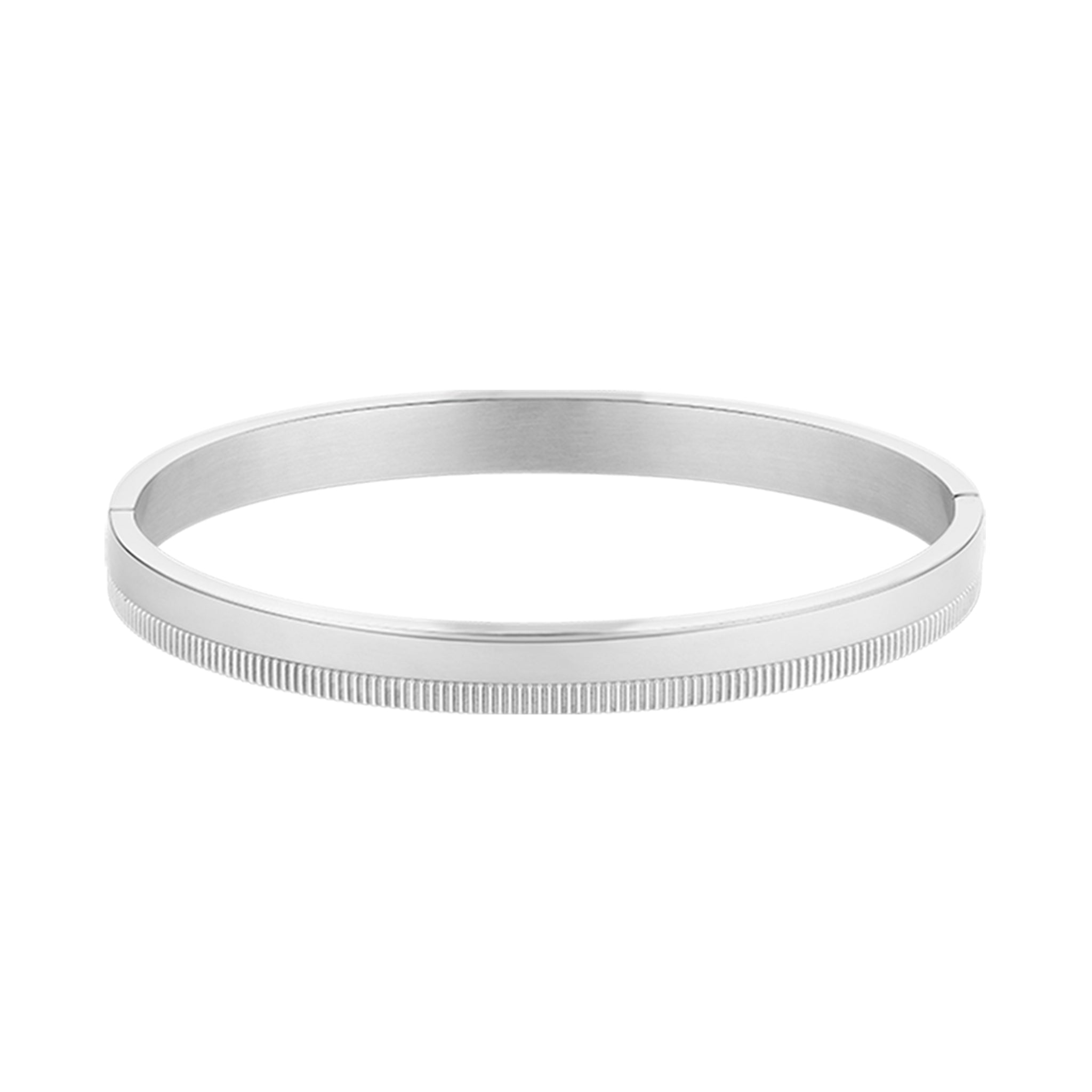 Lacoste Jewellery Stainless Steel Women's Hinge Bangle - 2040617