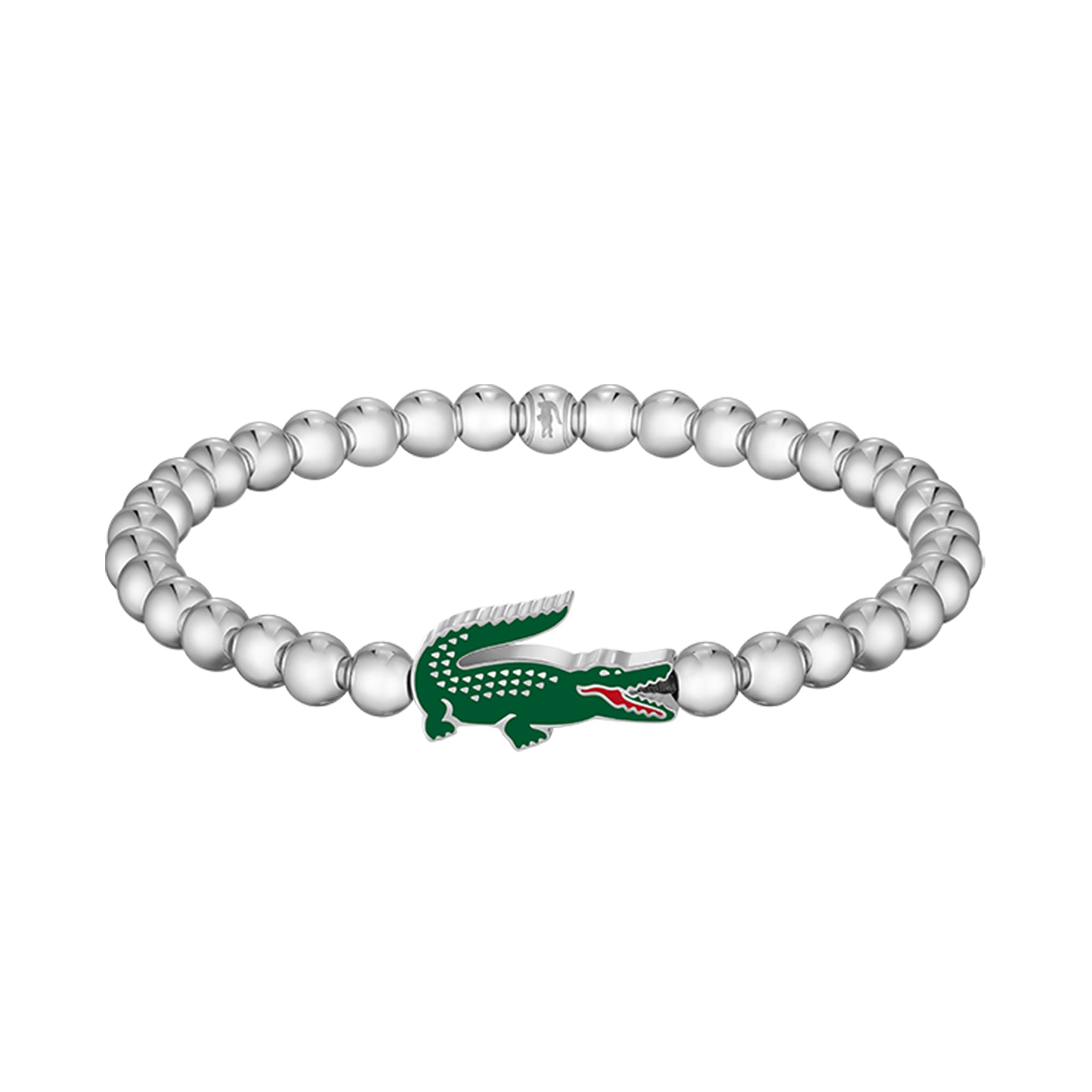 Lacoste Jewellery Stainless Steel Men's Steel Bead Bracelet - 2040664
