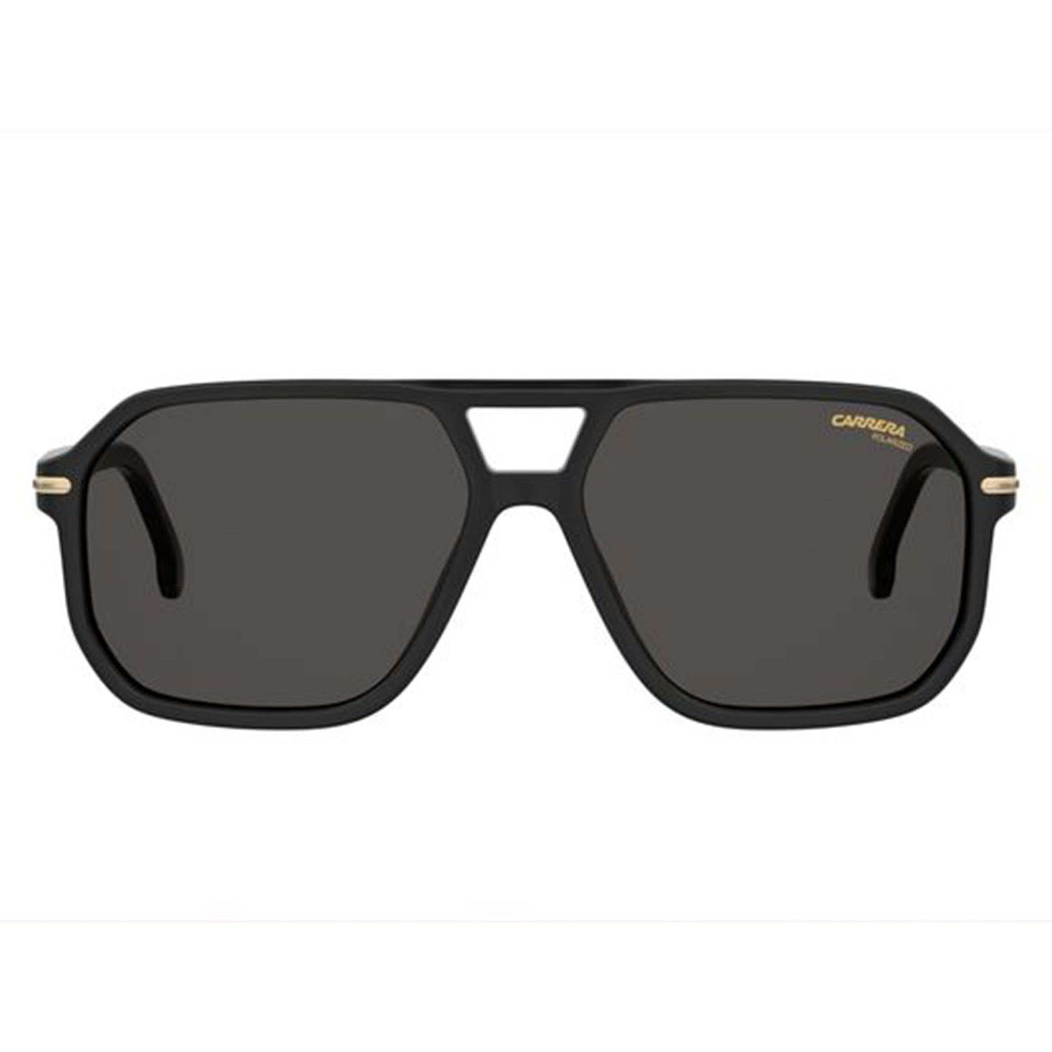 Carrera Men's Sunglasses Square Double Bridge Frame Grey Lens - Carrera 302/S