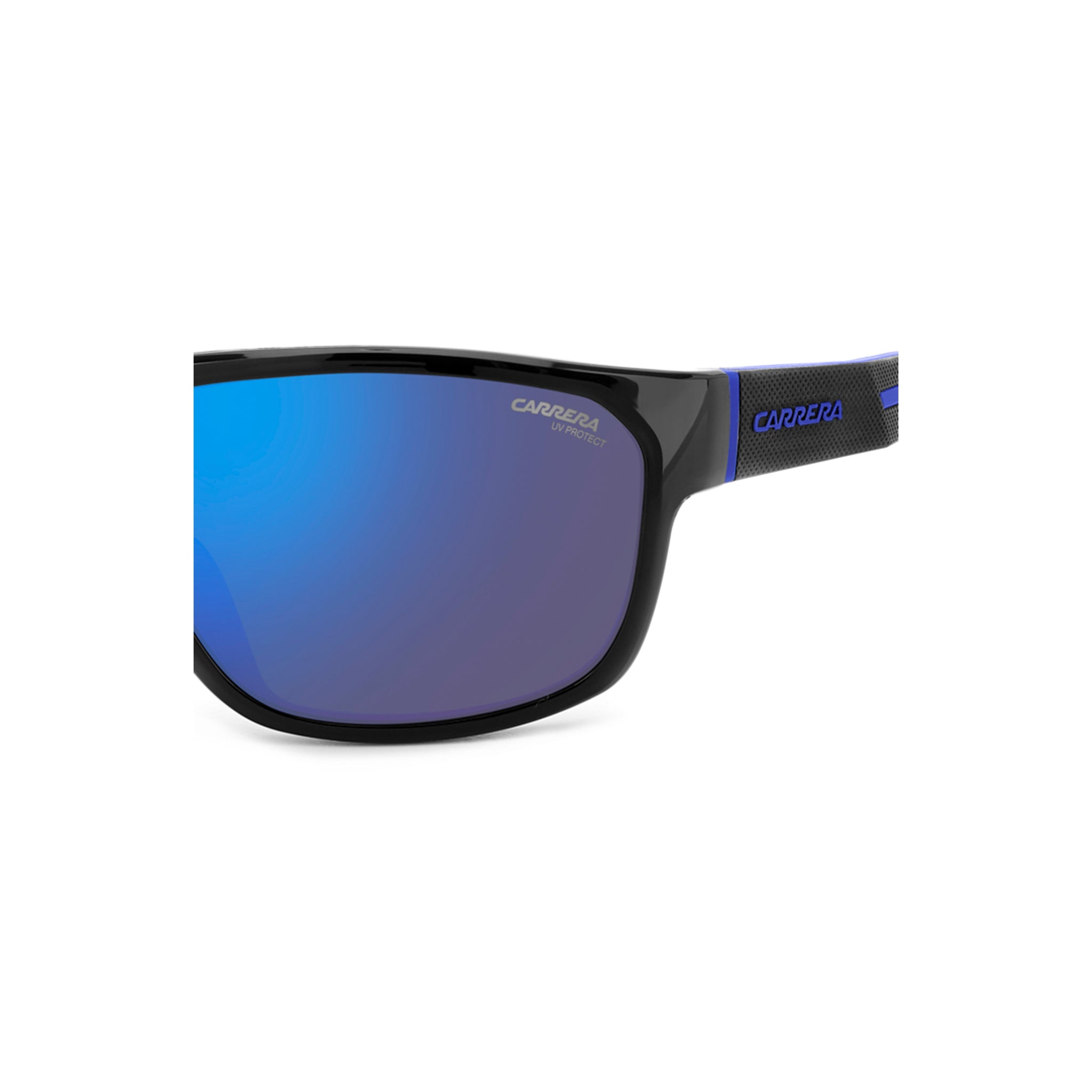 Carrera Men's Sunglasses Rectangular Frame Blue Ml Lens - Carrera 4018/S