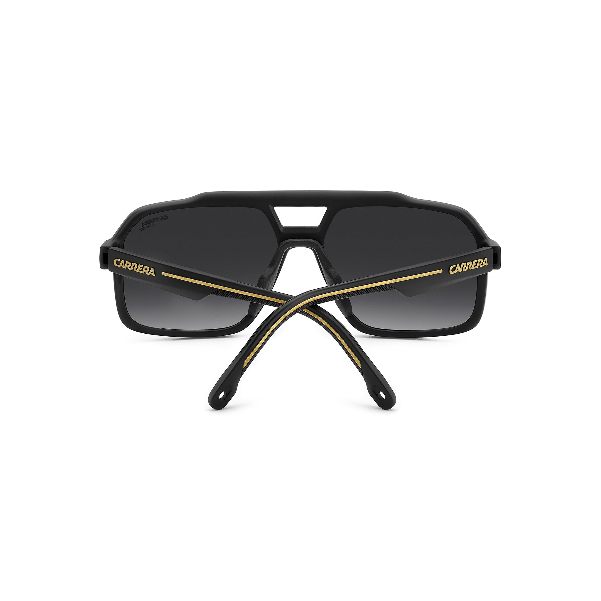 Carrera Unisex Sunglasses Rectangular Frame Dark Grey Shaded Lens - C Sport 03/S