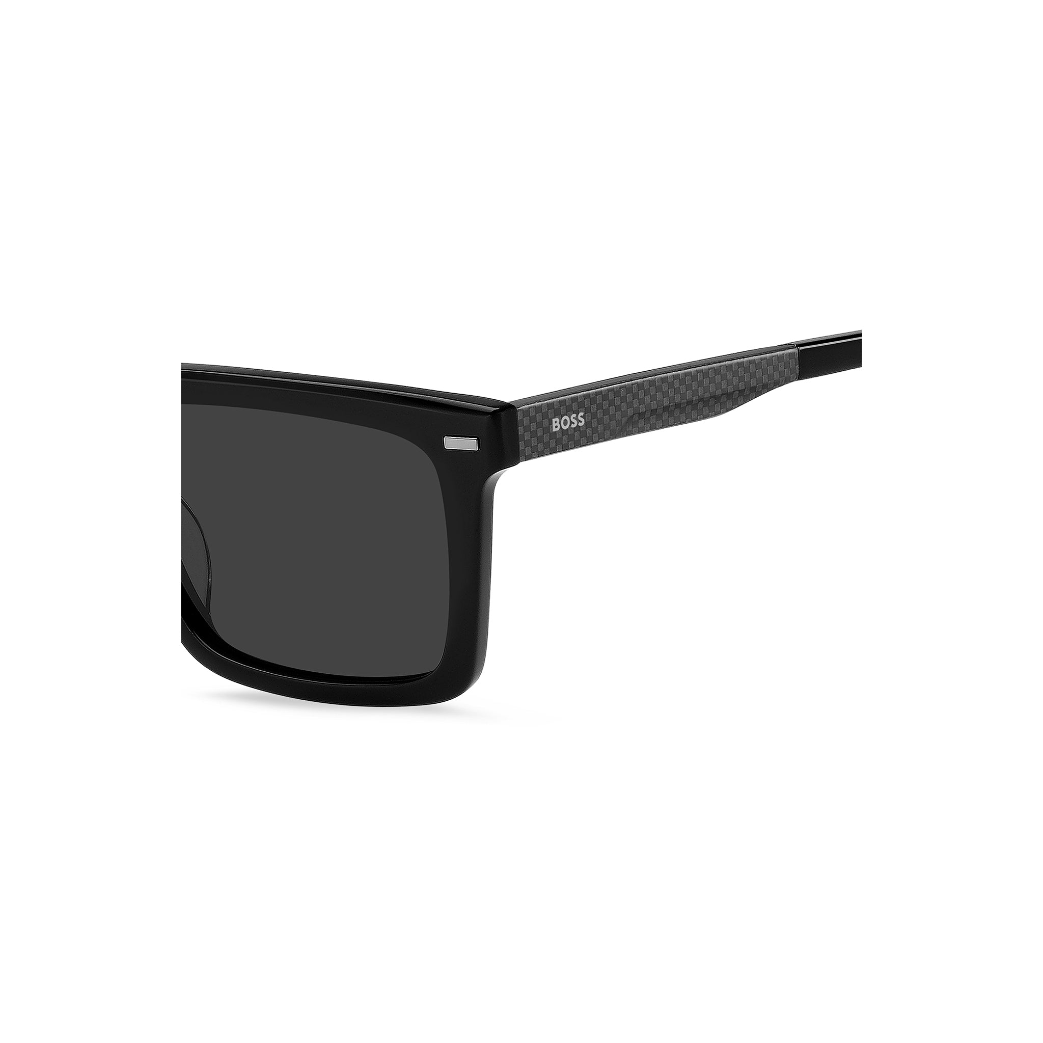 BOSS by Hugo Boss Men Sunglasses Rectangular Frame Grey Lens - Boss 1765/G/S