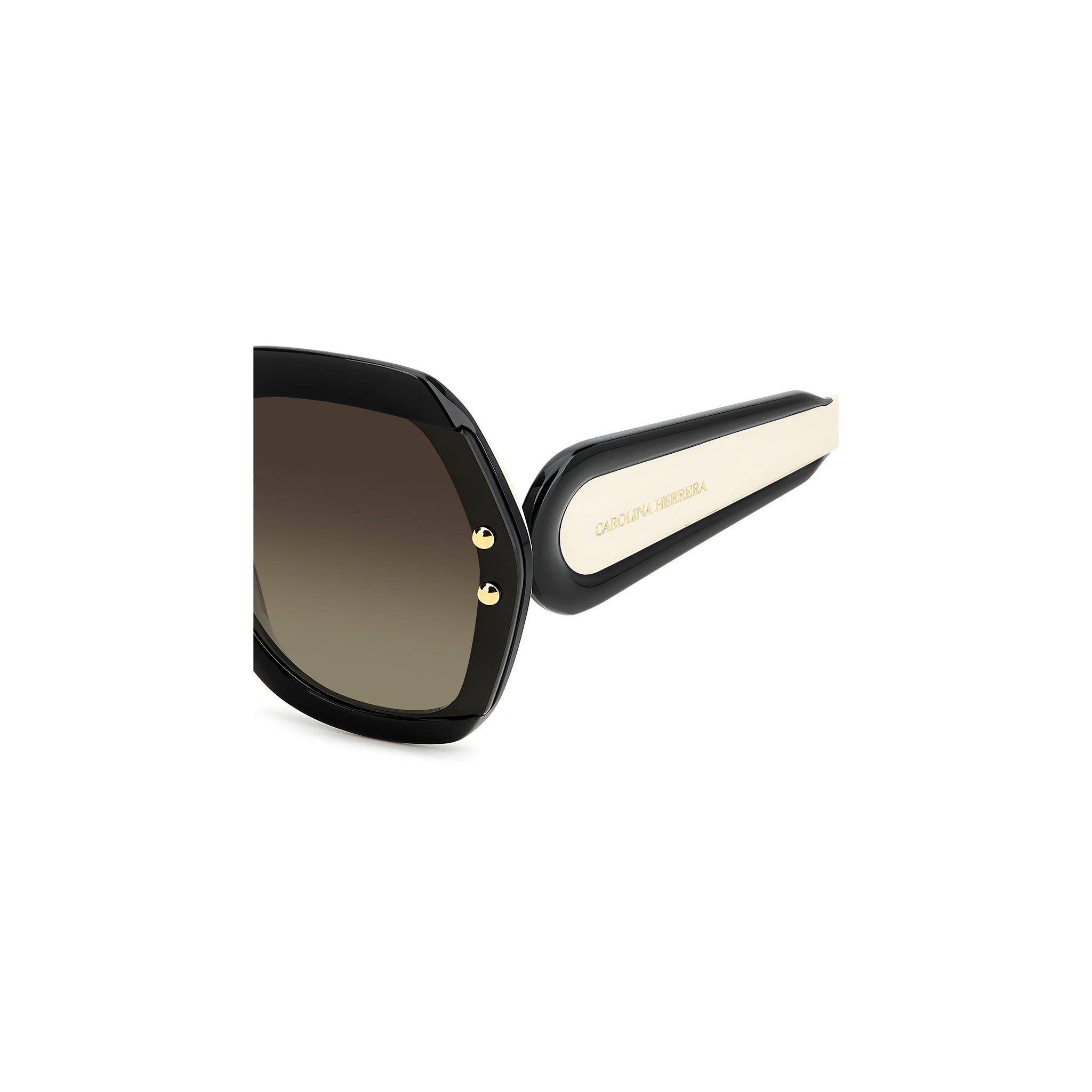 Carolina Herrera Women Sunglasses Square Frame Brown Shaded Lens - Her 0314/G/S