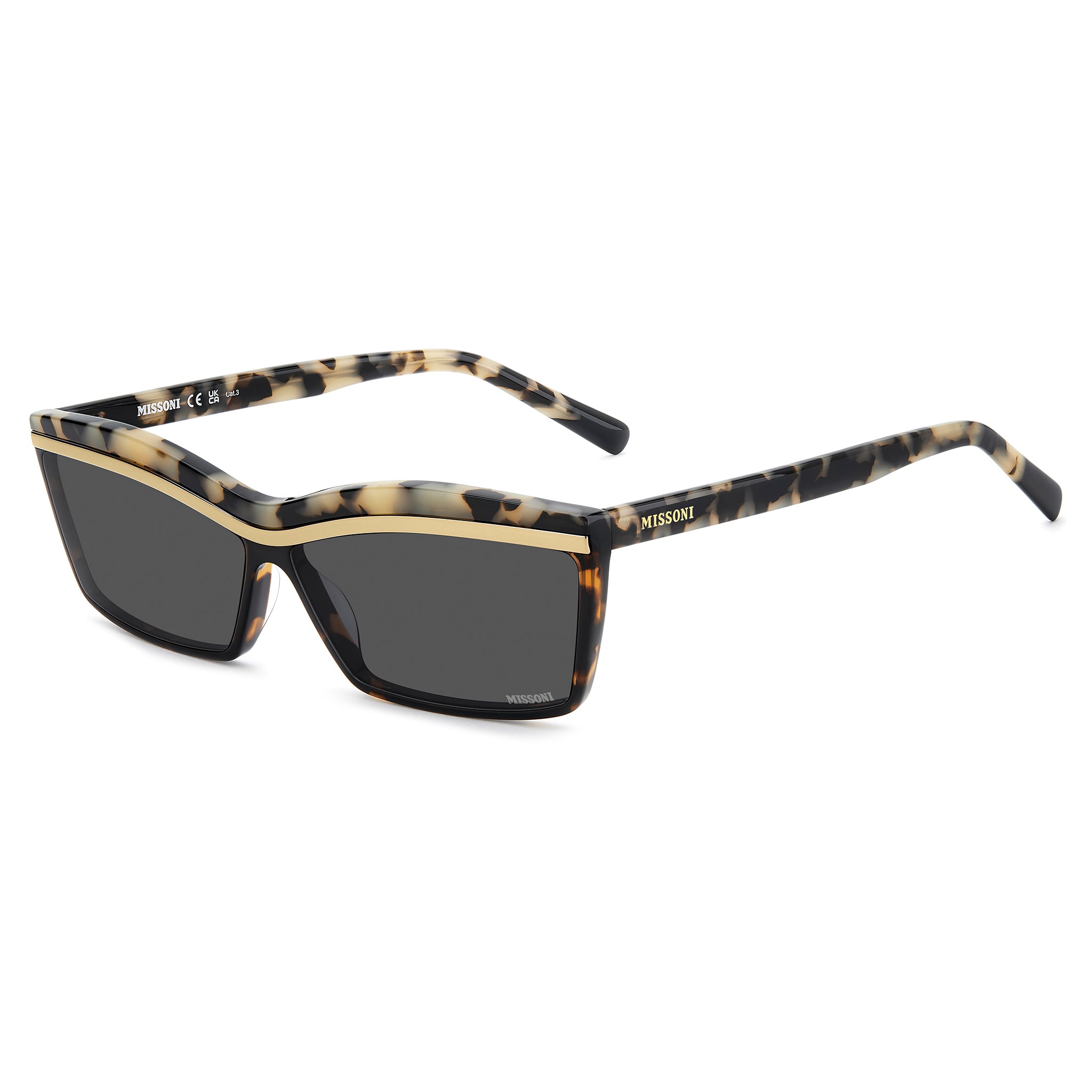 Missoni Women Sunglasses Rectangular Frame Grey Lens - Mis 0263/S