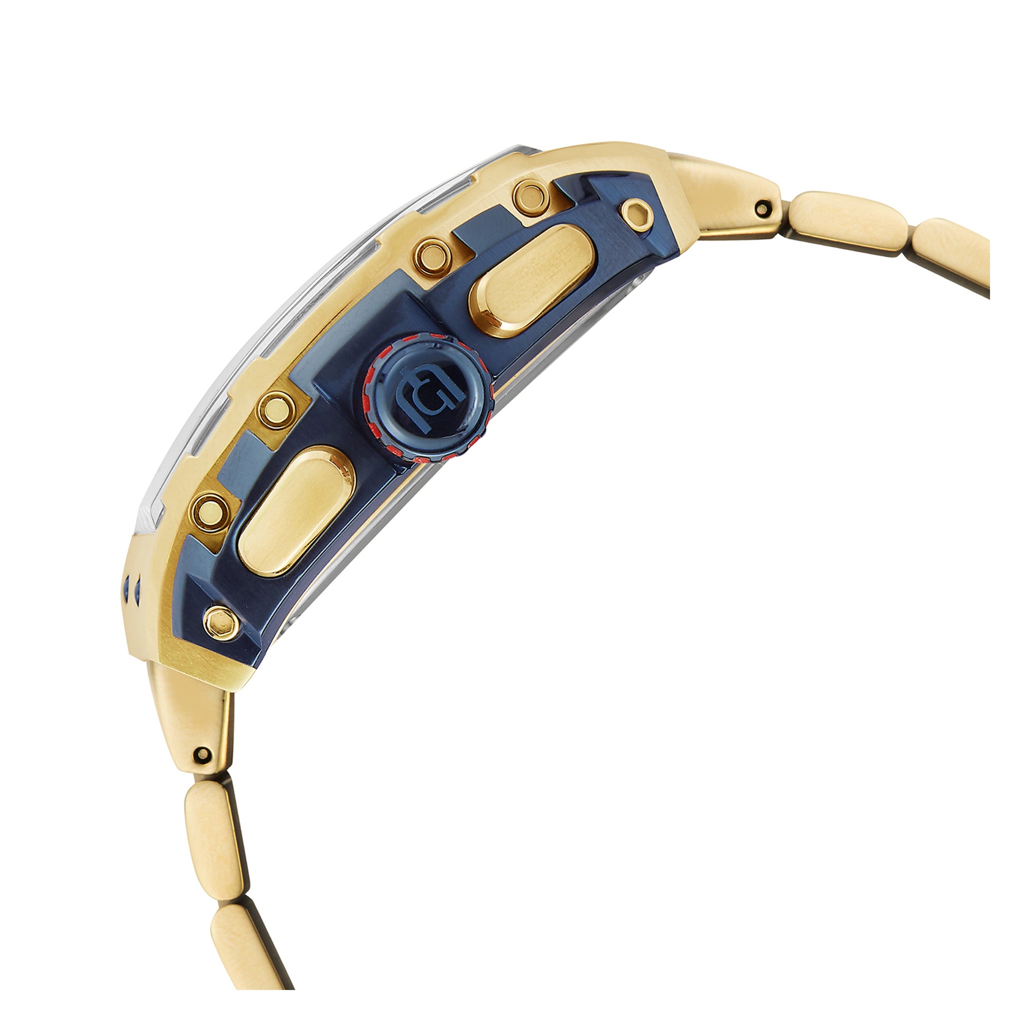 Giorgio Milano Gold Steel Blue Dial Men's Chronograph Watch - 233SGBL04M