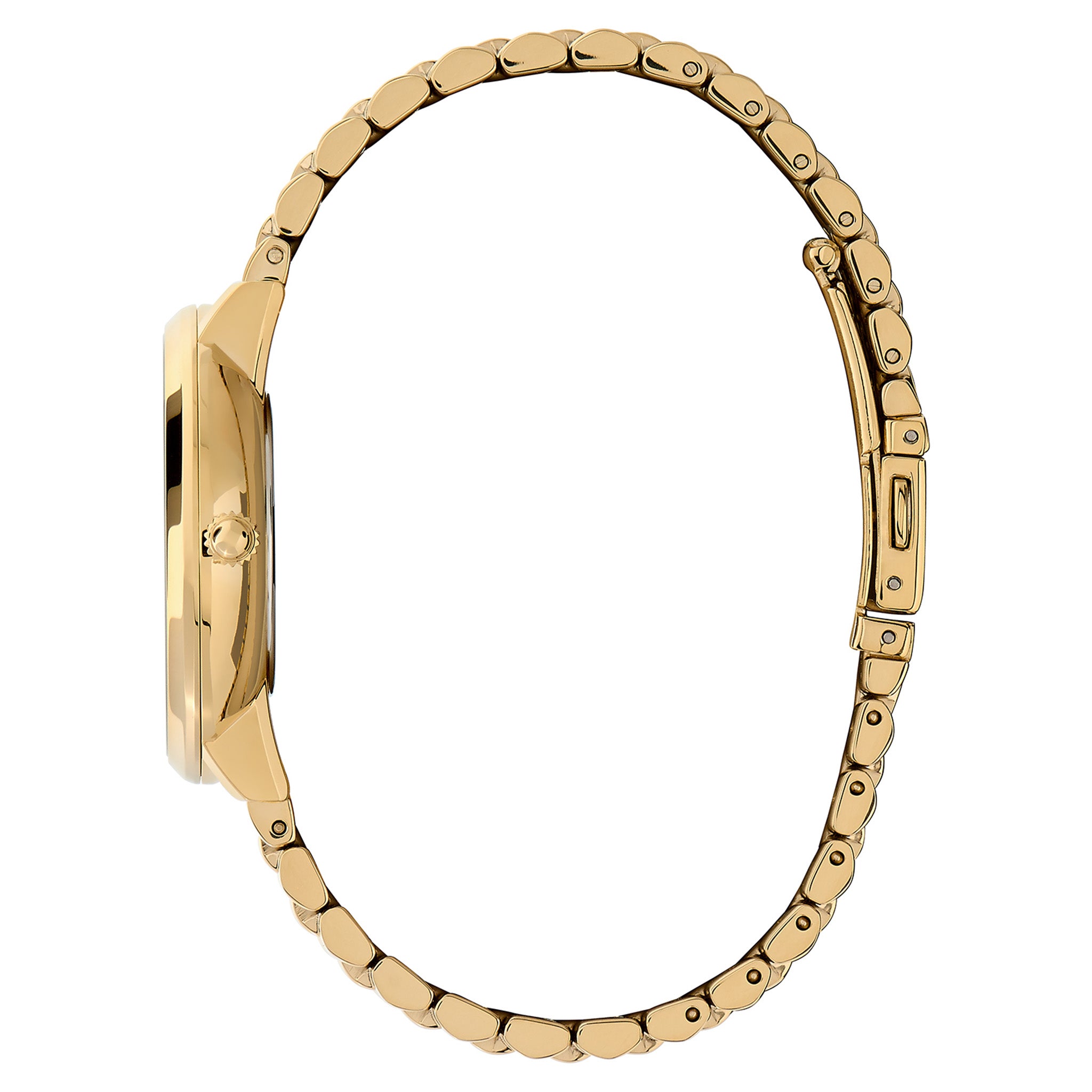 Olivia Burton Gold Steel Mushroom Dial Women's Watch - 24000079