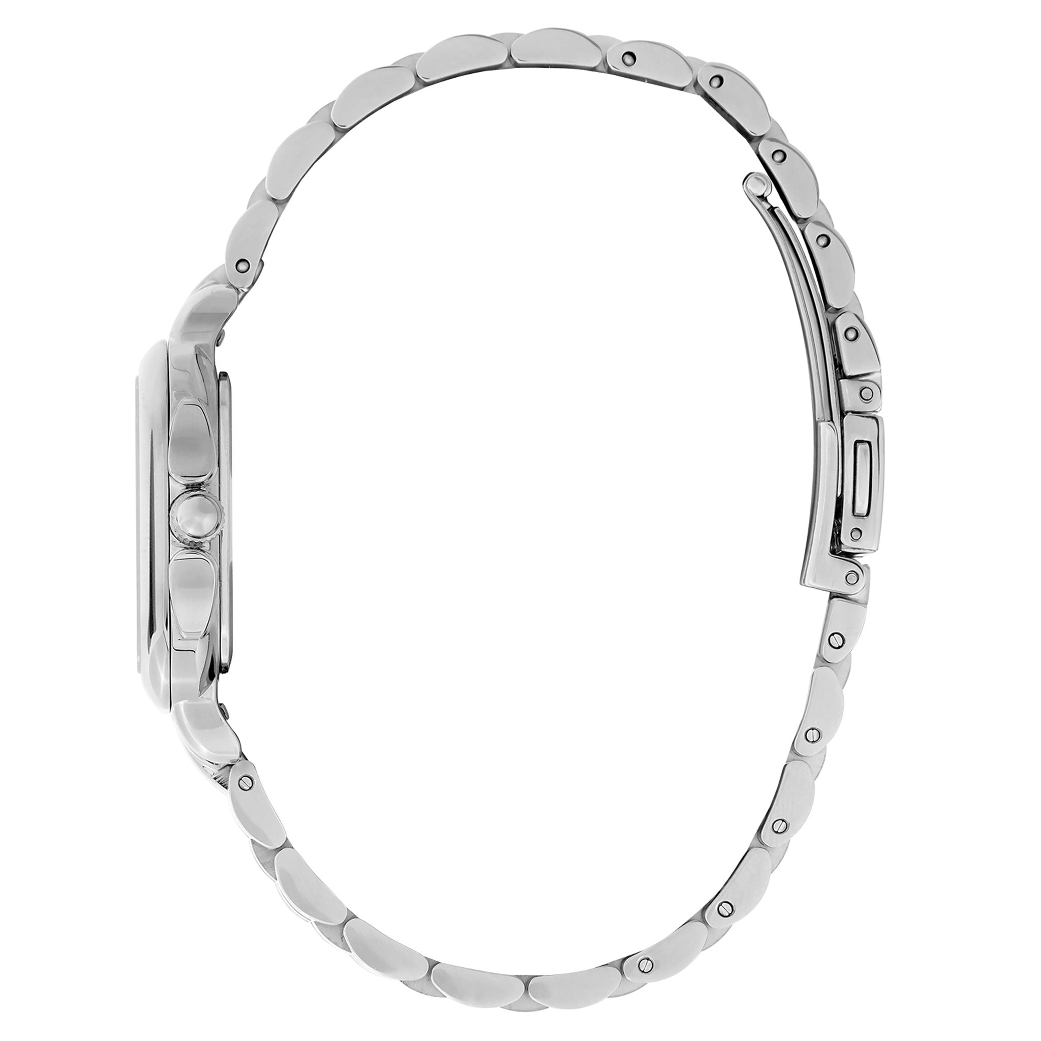 Olivia Burton Stainless Steel Blue Sunray Dial Women's Watch - 24000083