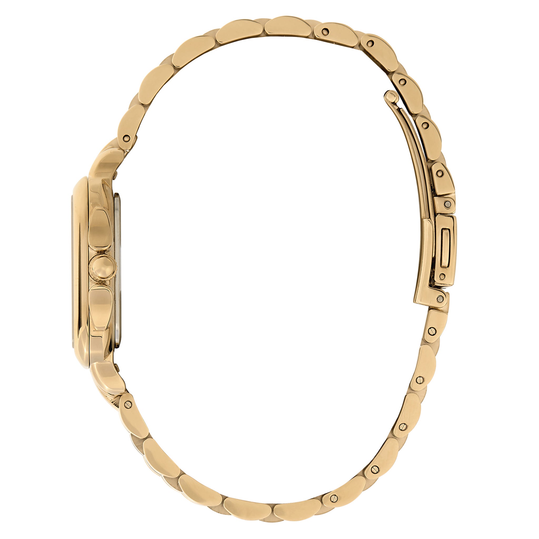 Olivia Burton Gold Steel Dial Women's Watch - 24000084