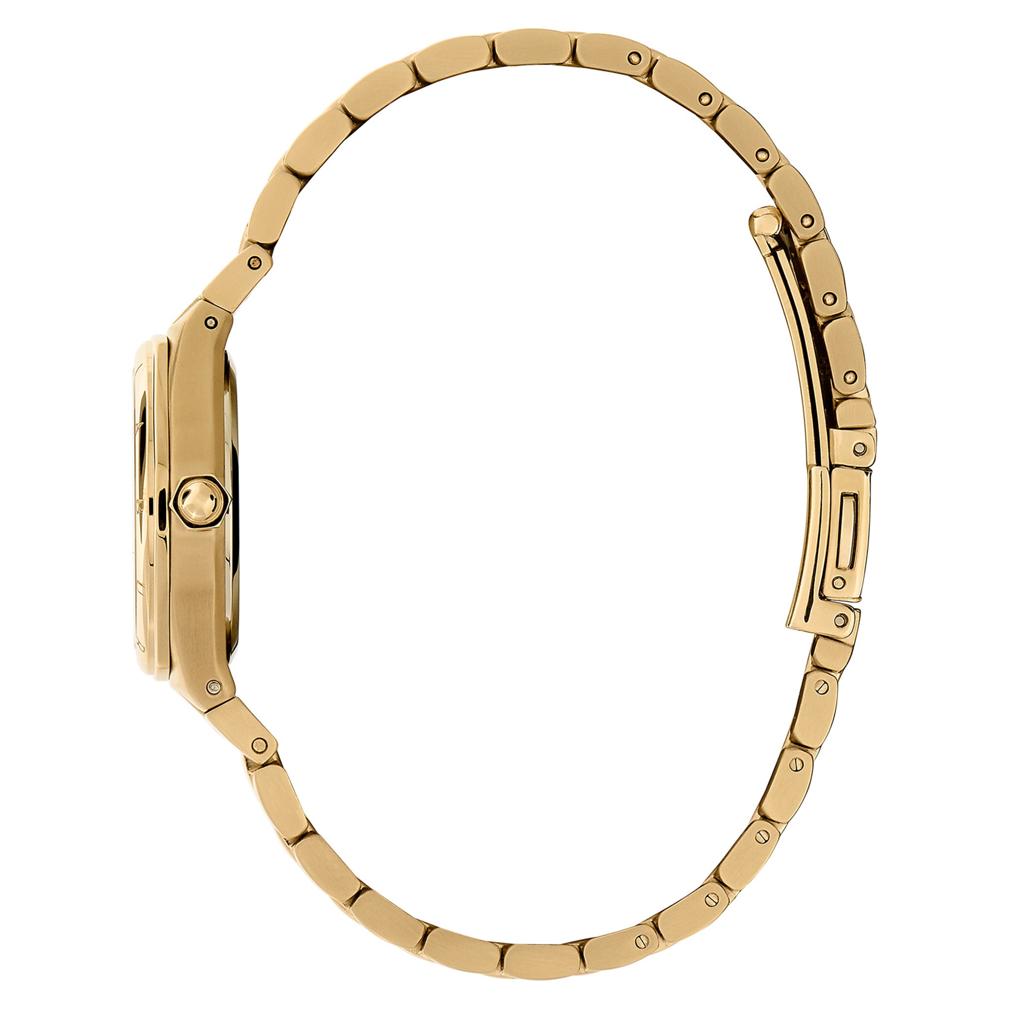 Olivia Burton Gold Steel Mushroom Dial Women's Watch - 24000107