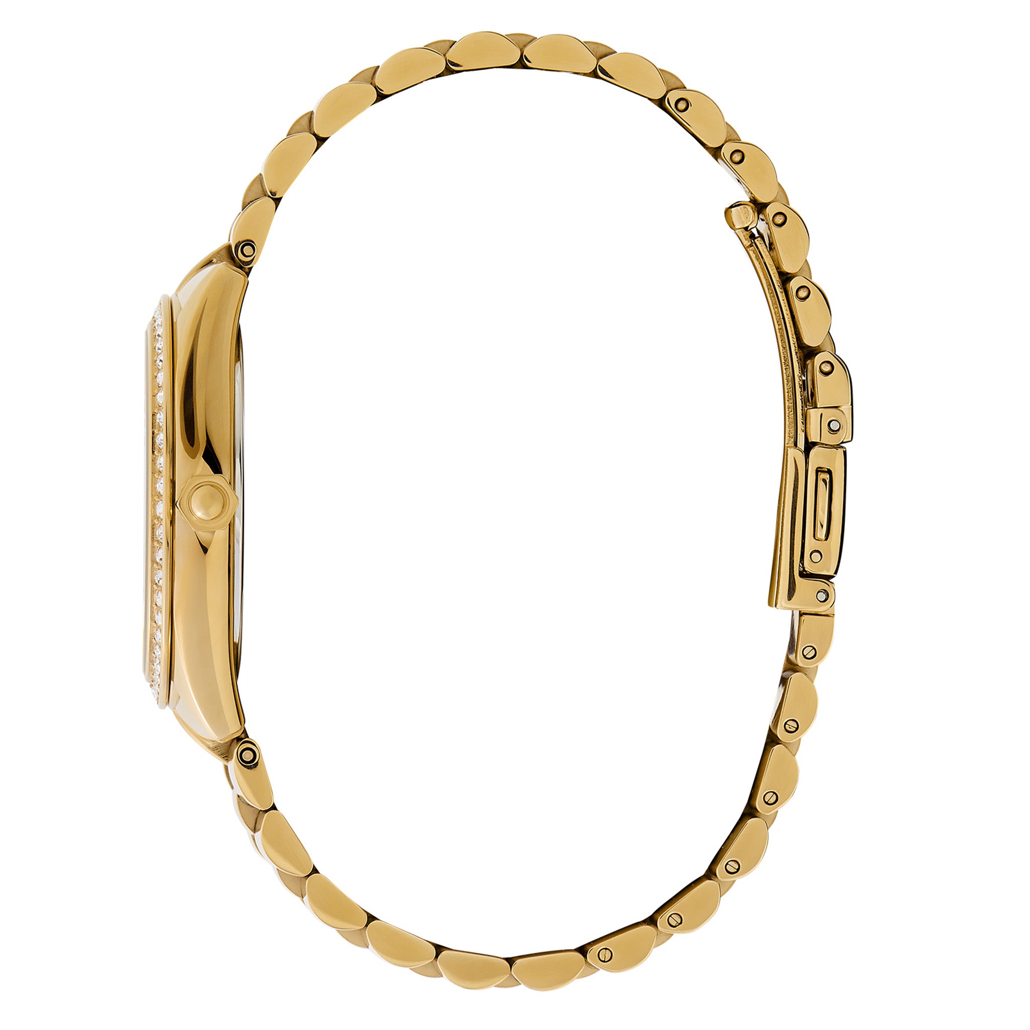 Olivia Burton Gold Steel Light Gold Dial Women's Watch - 24000135