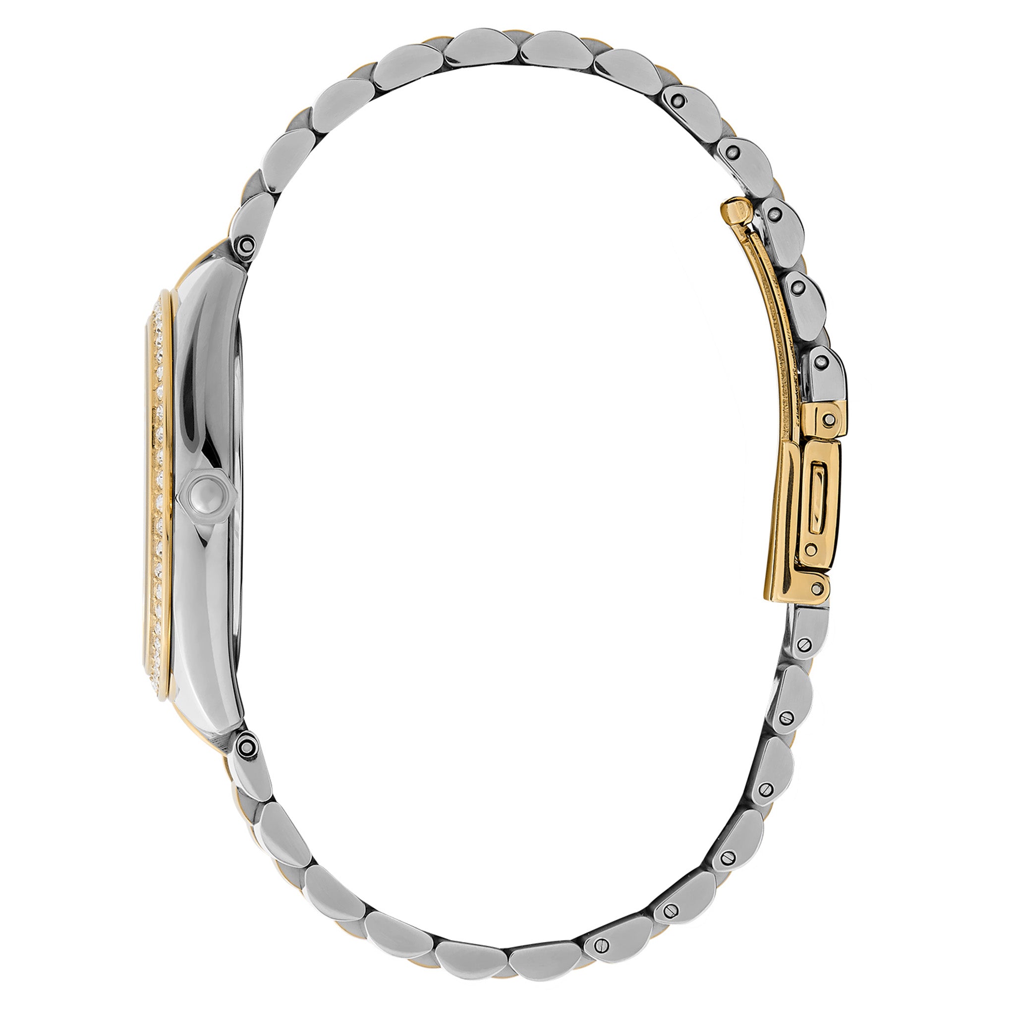 Olivia Burton Two-Tone Steel Forest Green Dial Women's Watch - 24000137