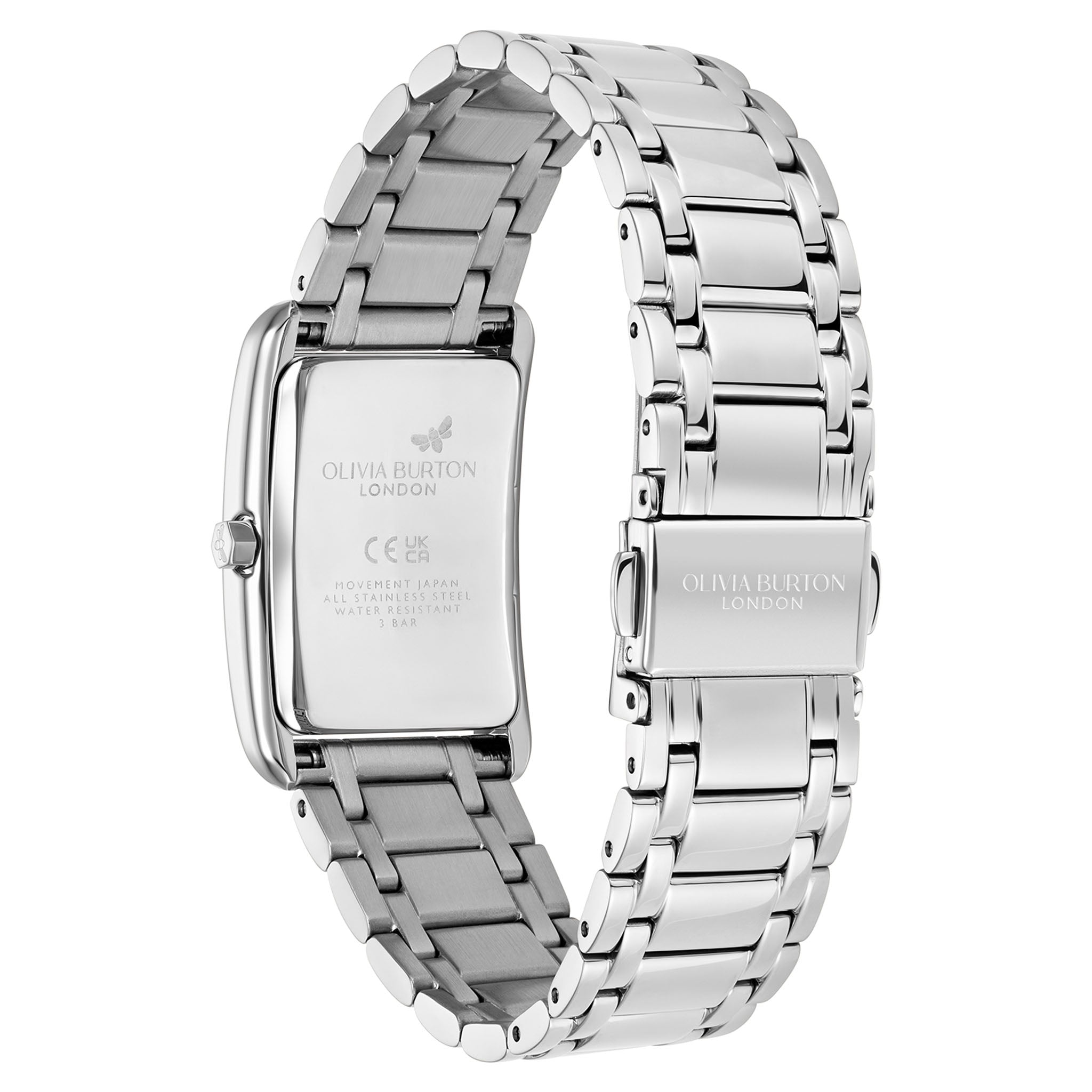 Olivia Burton Stainless Steel Earl Grey Dial Women's Watch - 24000194