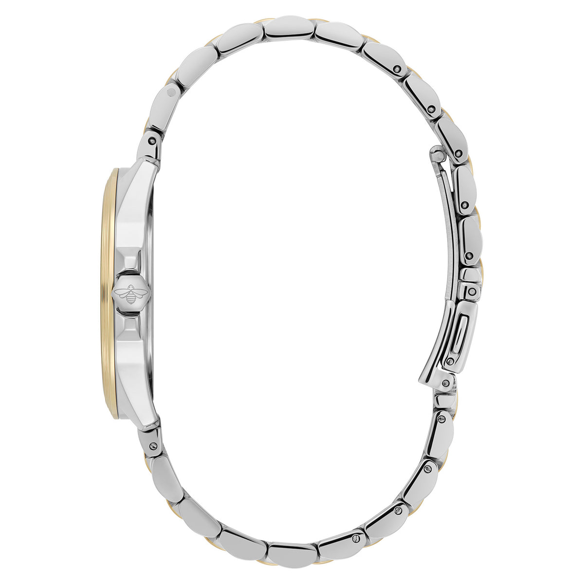 Olivia Burton Two-Tone Steel Green Dial Women's Watch - 24000333