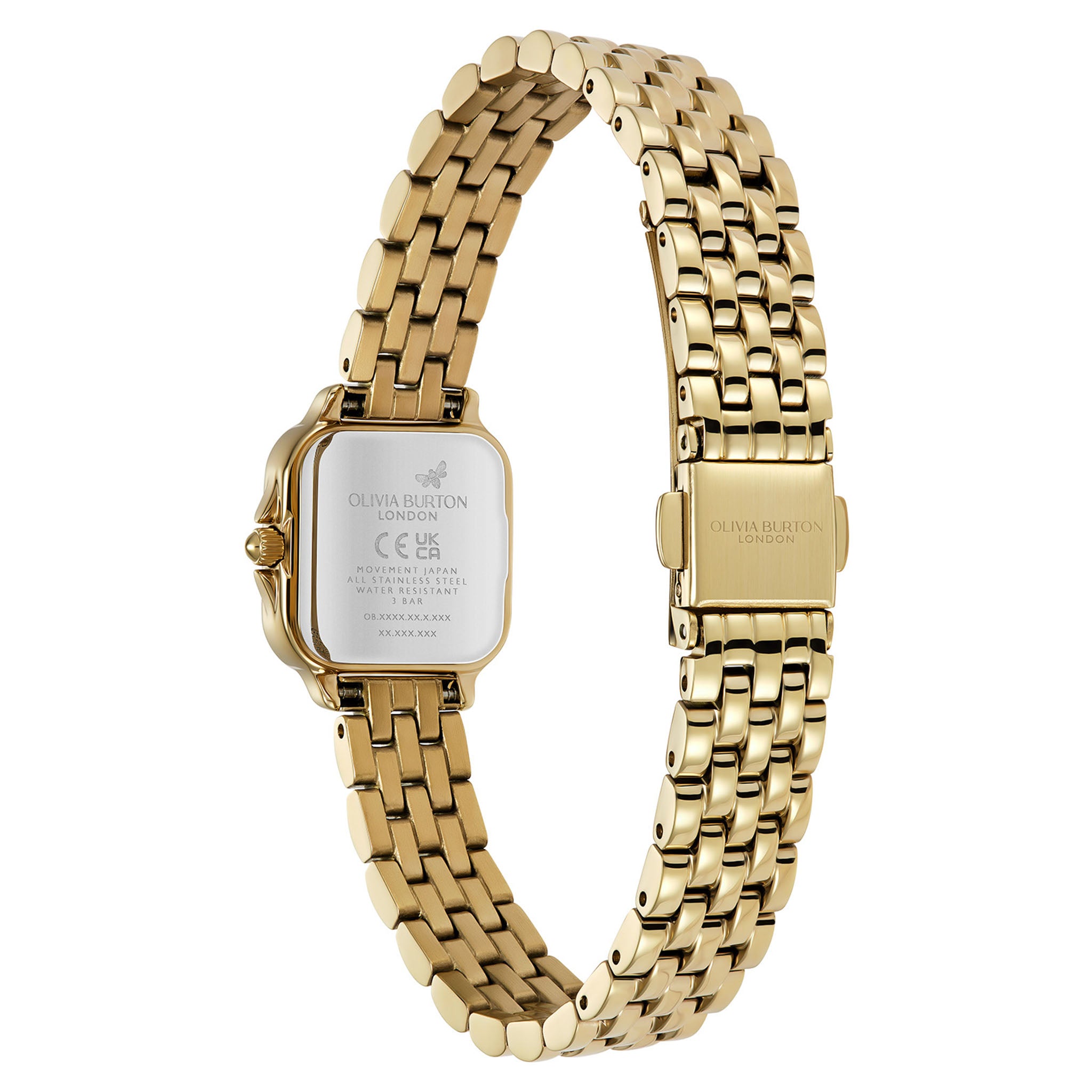 Olivia Burton Gold Steel Green Dial Women's Watch - 24000364