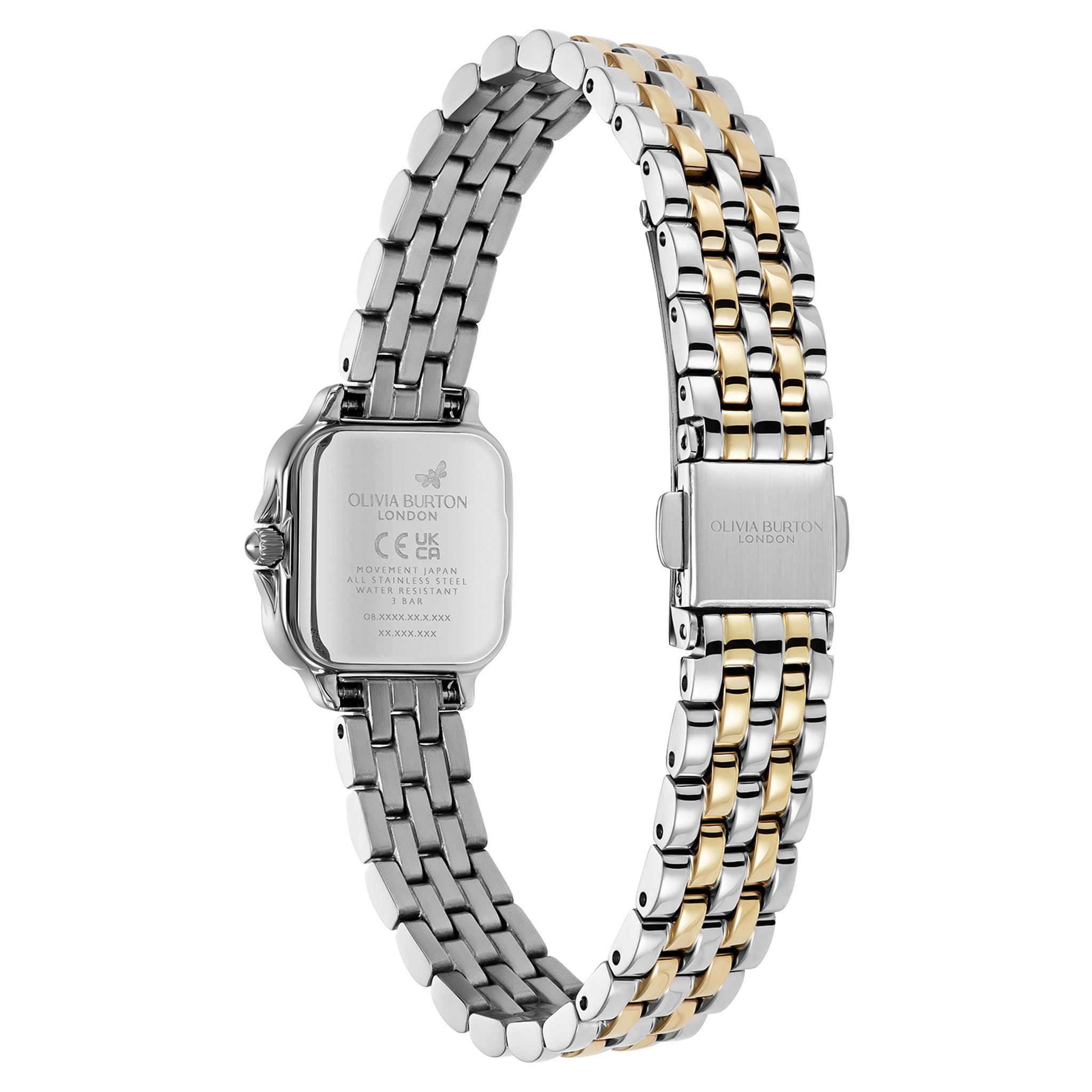 Olivia Burton Two-Tone Steel Ivory Dial Women's Watch - 24000365