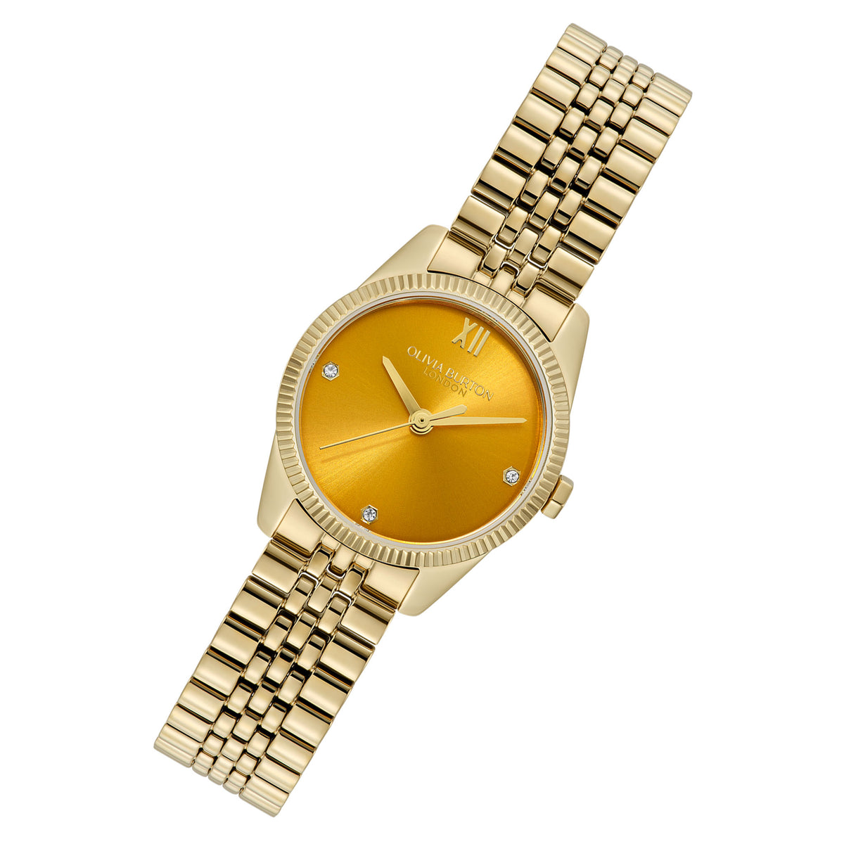 Olivia Burton Gold Steel Women's Watch - 24000386