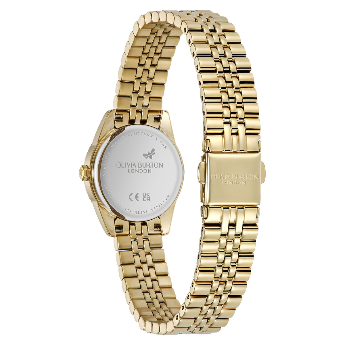 Olivia Burton Gold Steel Women's Watch - 24000386