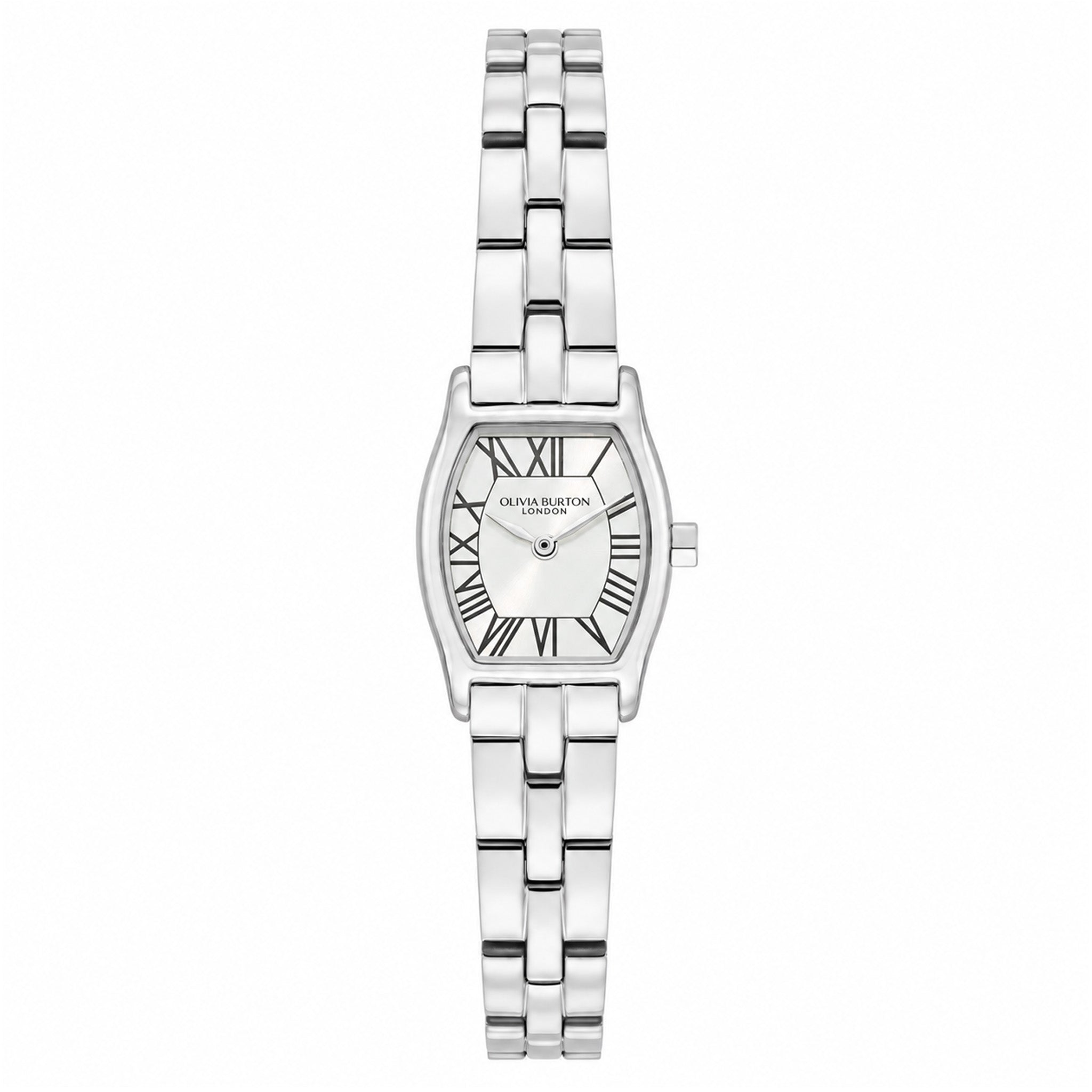 Olivia Burton Stainless Steel Silver White Dial Women's Watch - 24000389