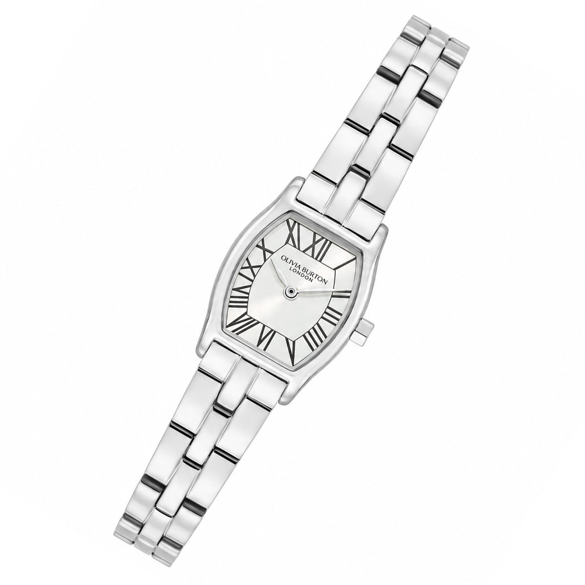 Olivia Burton Stainless Steel Silver White Dial Women's Watch - 24000389