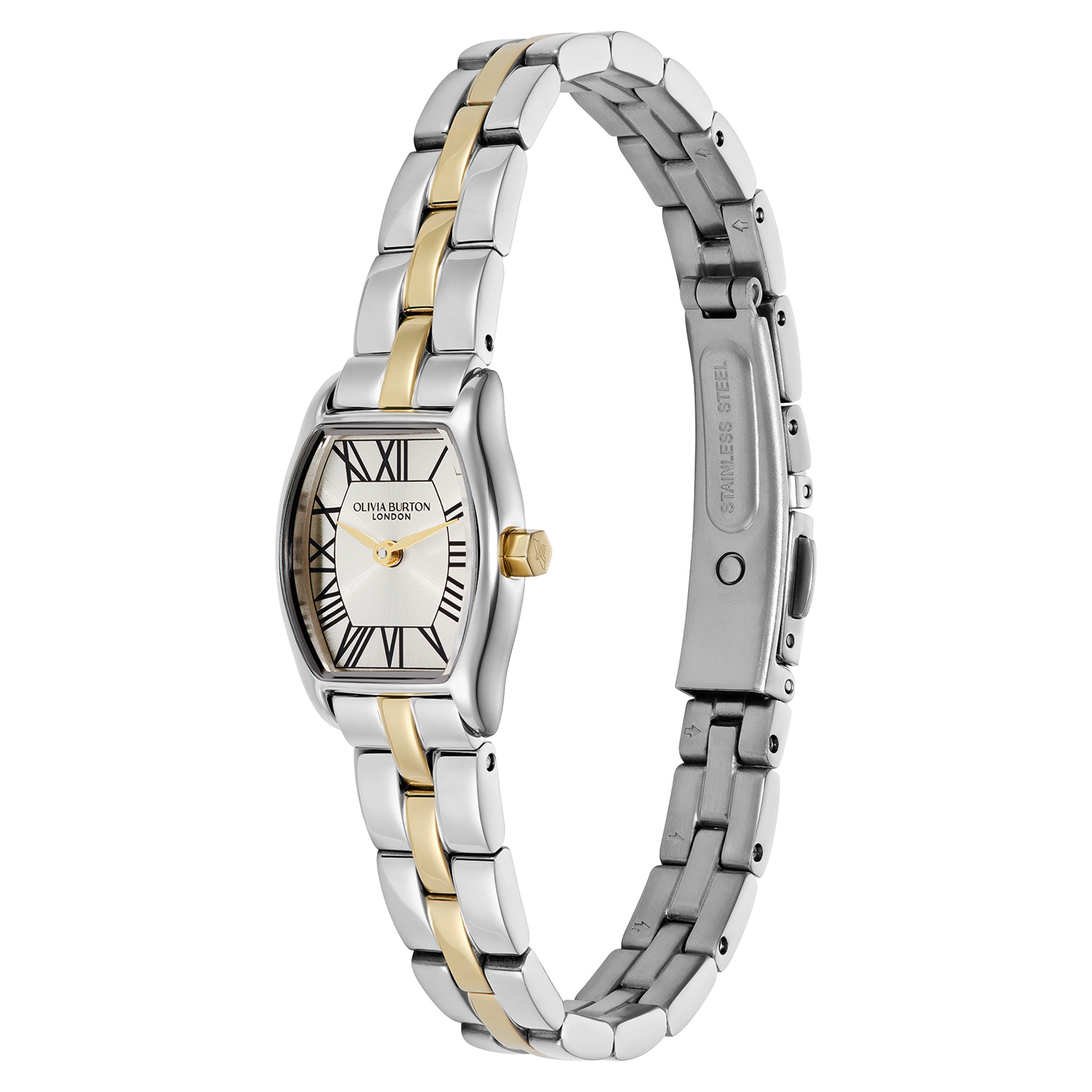 Olivia Burton Two-Tone Steel Ivory Dial Women's Watch - 24000391