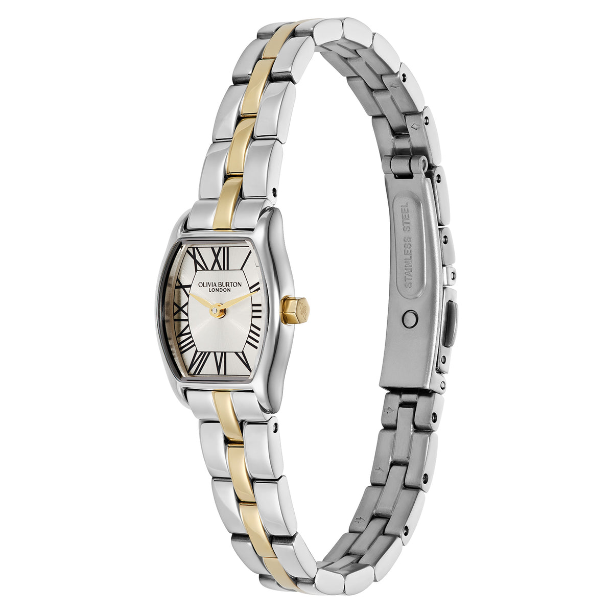 Olivia Burton Two-Tone Steel Ivory Dial Women's Watch - 24000391