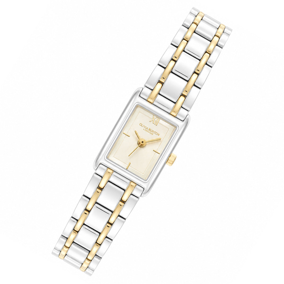Olivia Burton Two-Tone Steel Ivory Dial Women's Watch - 24000435