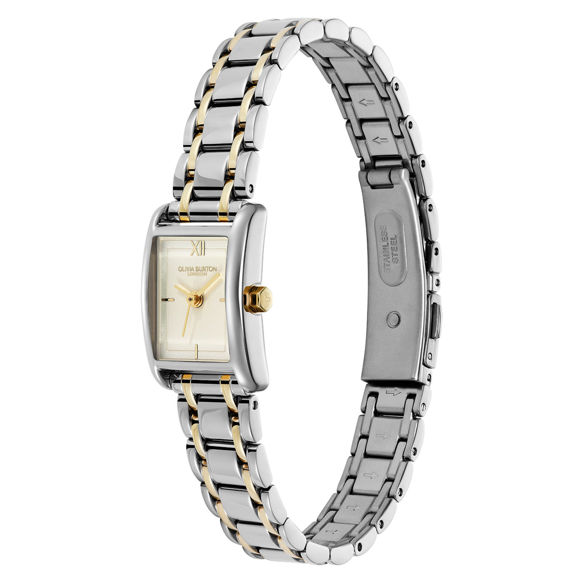 Olivia Burton Two-Tone Steel Ivory Dial Women's Watch - 24000435