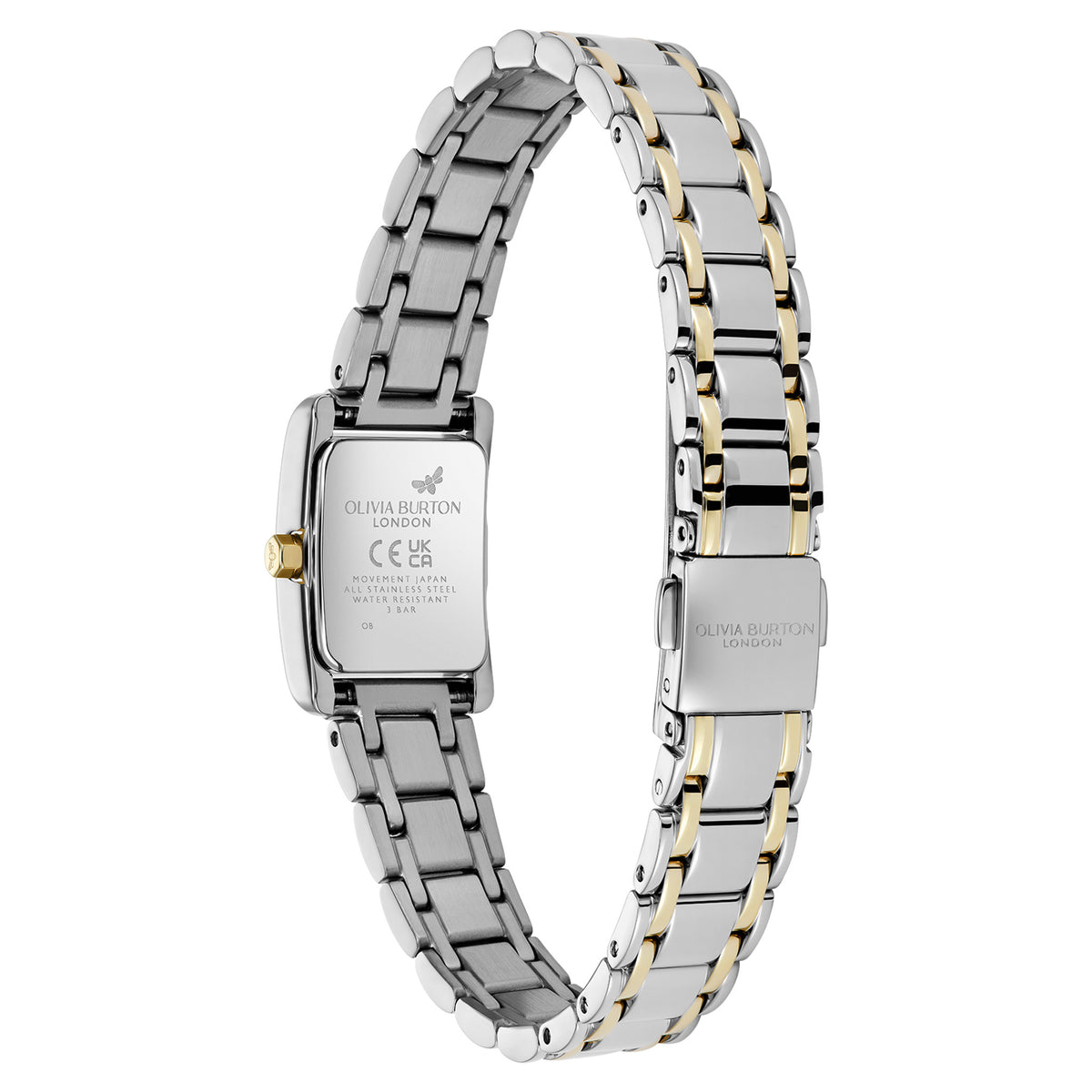 Olivia Burton Two-Tone Steel Ivory Dial Women's Watch - 24000435