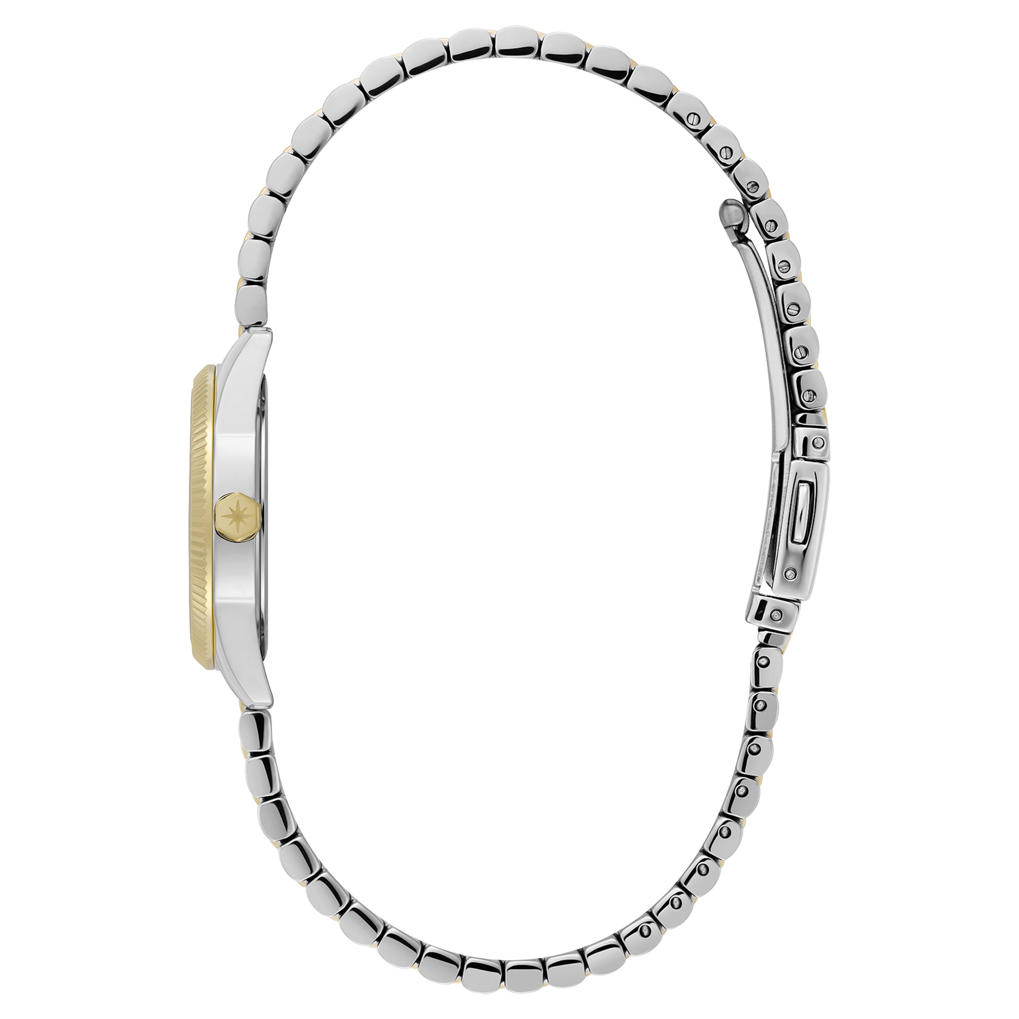 Olivia Burton Two-Tone Steel Ivory Dial Women's Watch - 24000439