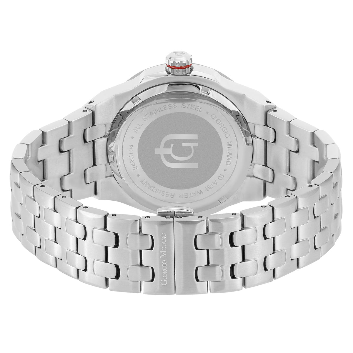 Giorgio Milano Silver Steel Blue Dial Men's Watch - 249ST04