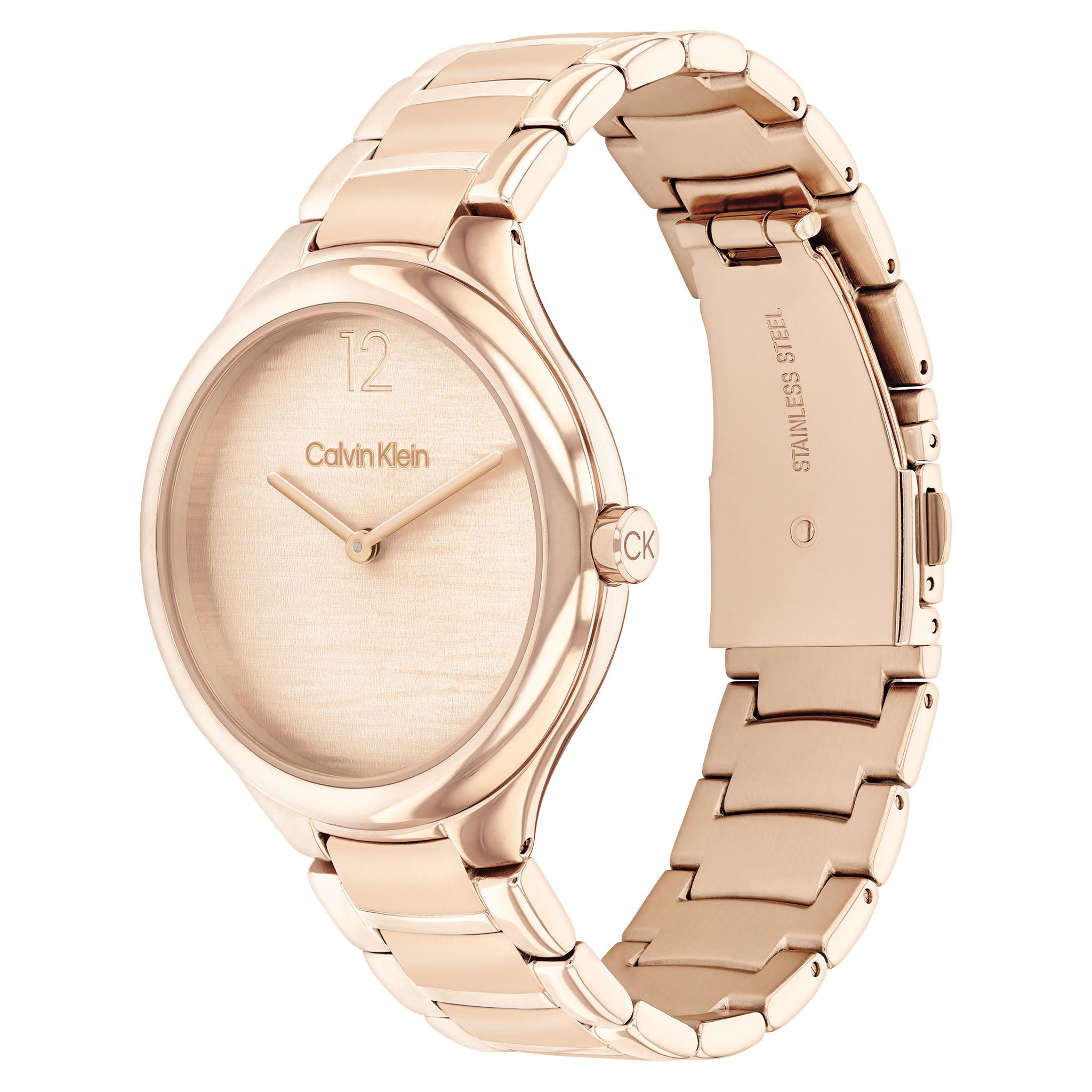 Calvin Klein Rose Gold Steel Carnation Gold Women's Watch - 25100050