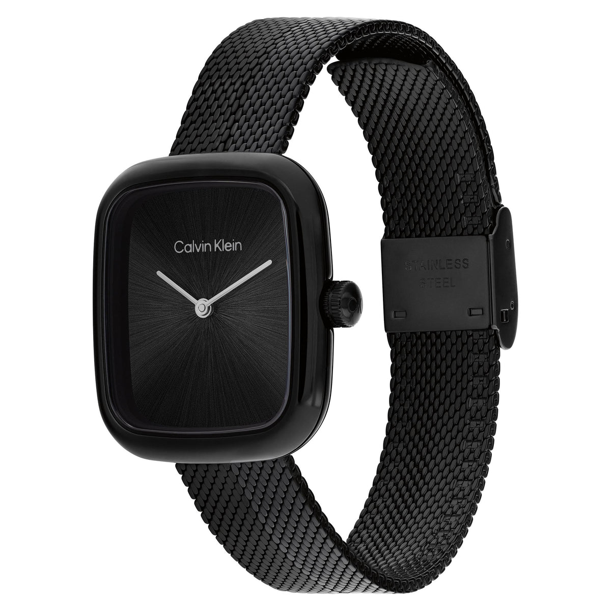 Calvin Klein Steel Black Dial Women's Watch - 25100100