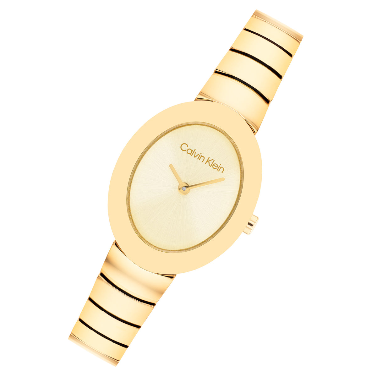 Calvin Klein Gold Steel Light Gold Dial Women's Watch - 25100147
