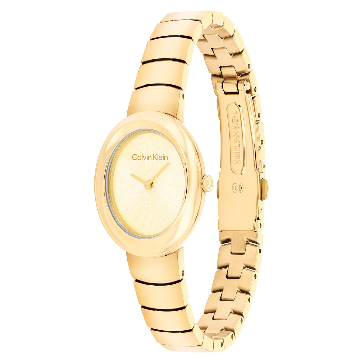 Calvin Klein Gold Steel Light Gold Dial Women's Watch - 25100147