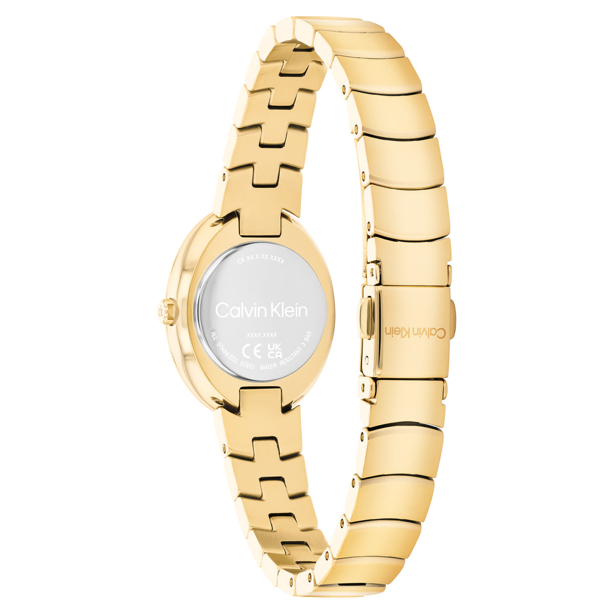 Calvin Klein Gold Steel Light Gold Dial Women's Watch - 25100147