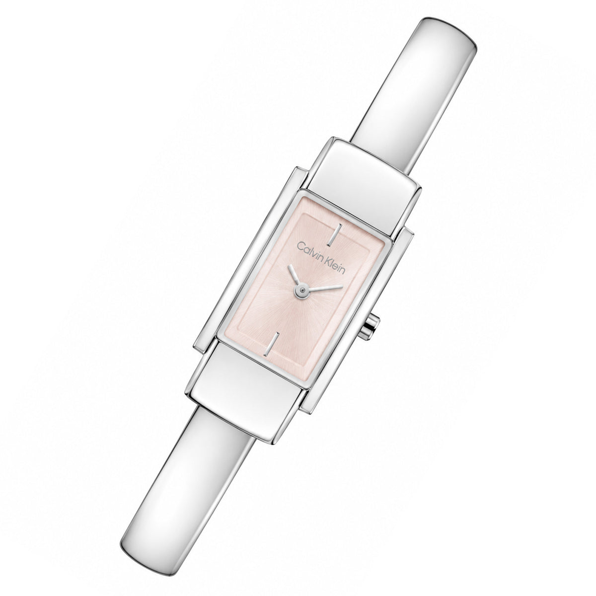 Calvin Klein Silver Steel Blush Dial Women's Watch - 25100182