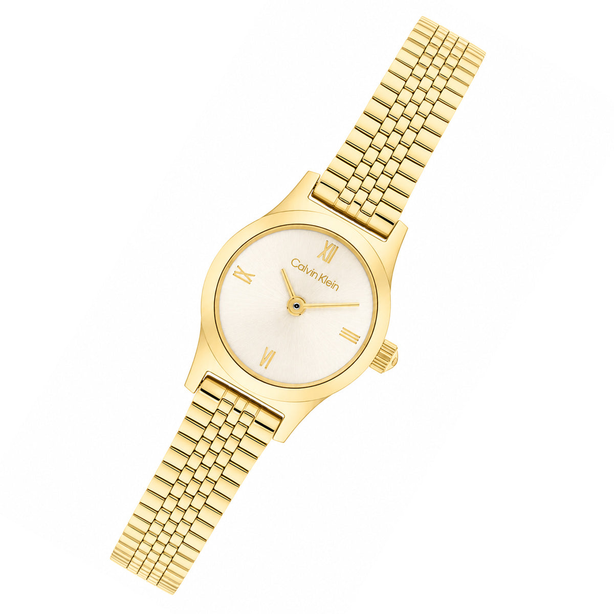 Calvin Klein Gold Steel Light Gold Dial Women's Watch - 25100201