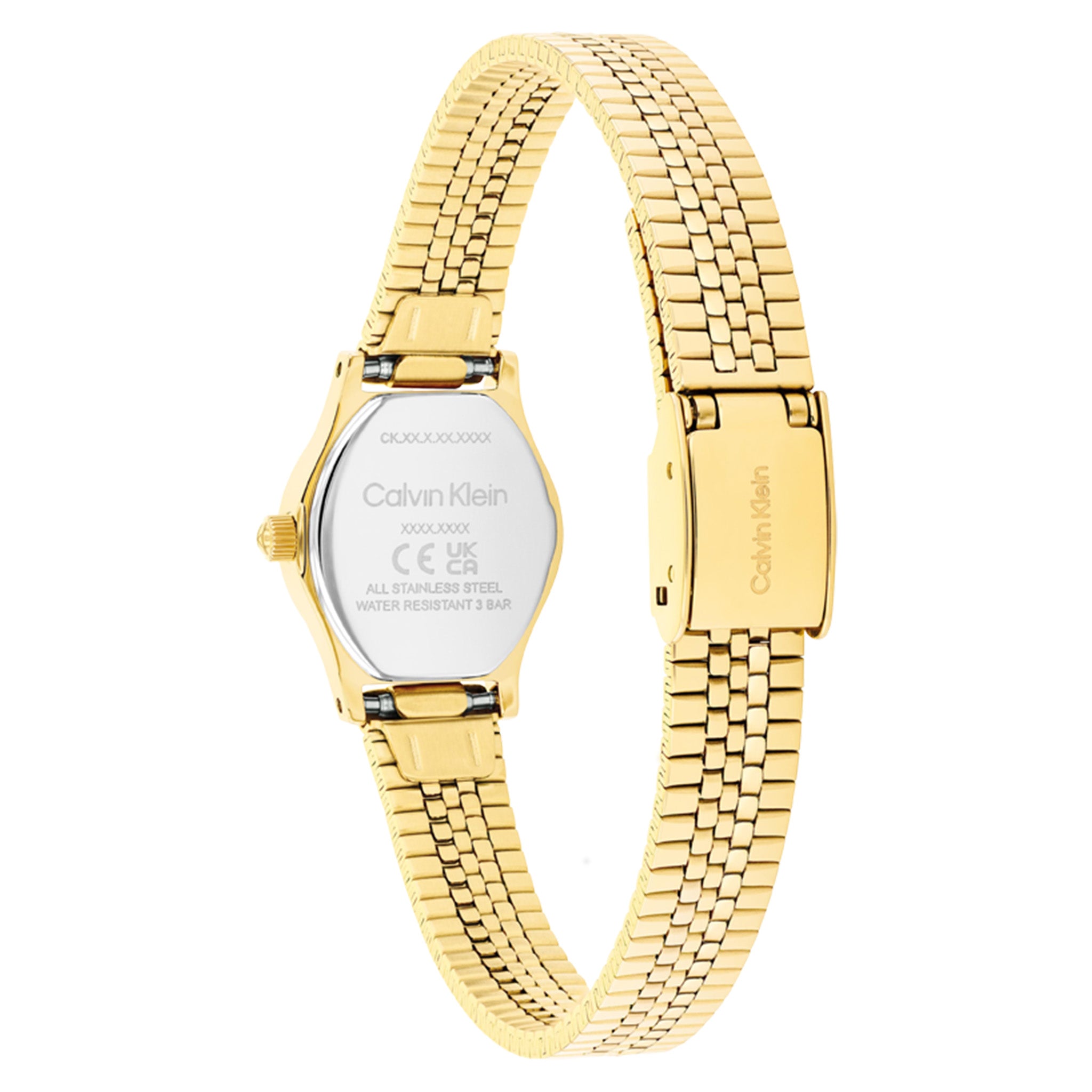 Calvin Klein Gold Steel Light Gold Dial Women's Watch - 25100201