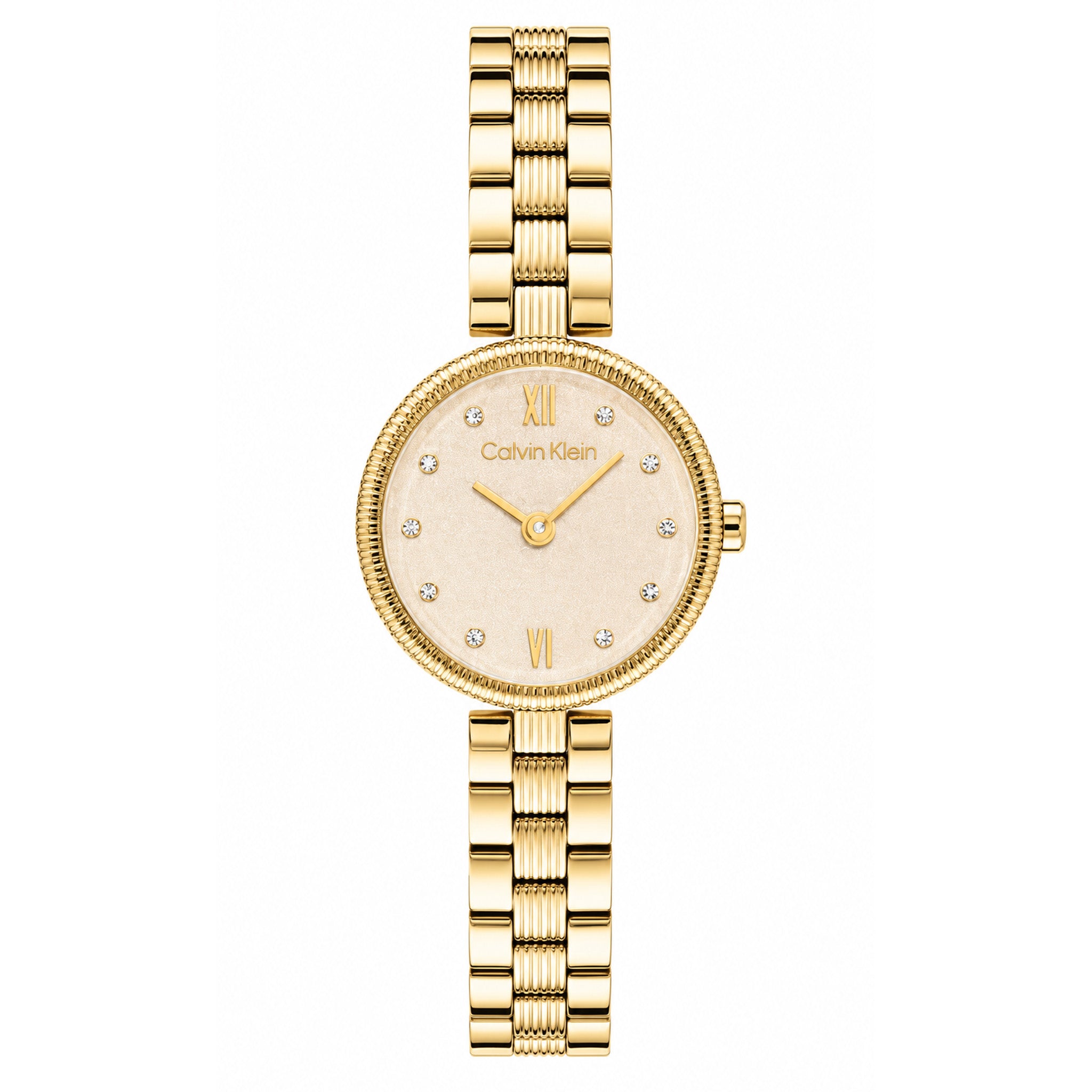 Calvin Klein Gold Steel Women's Watch - 25100225