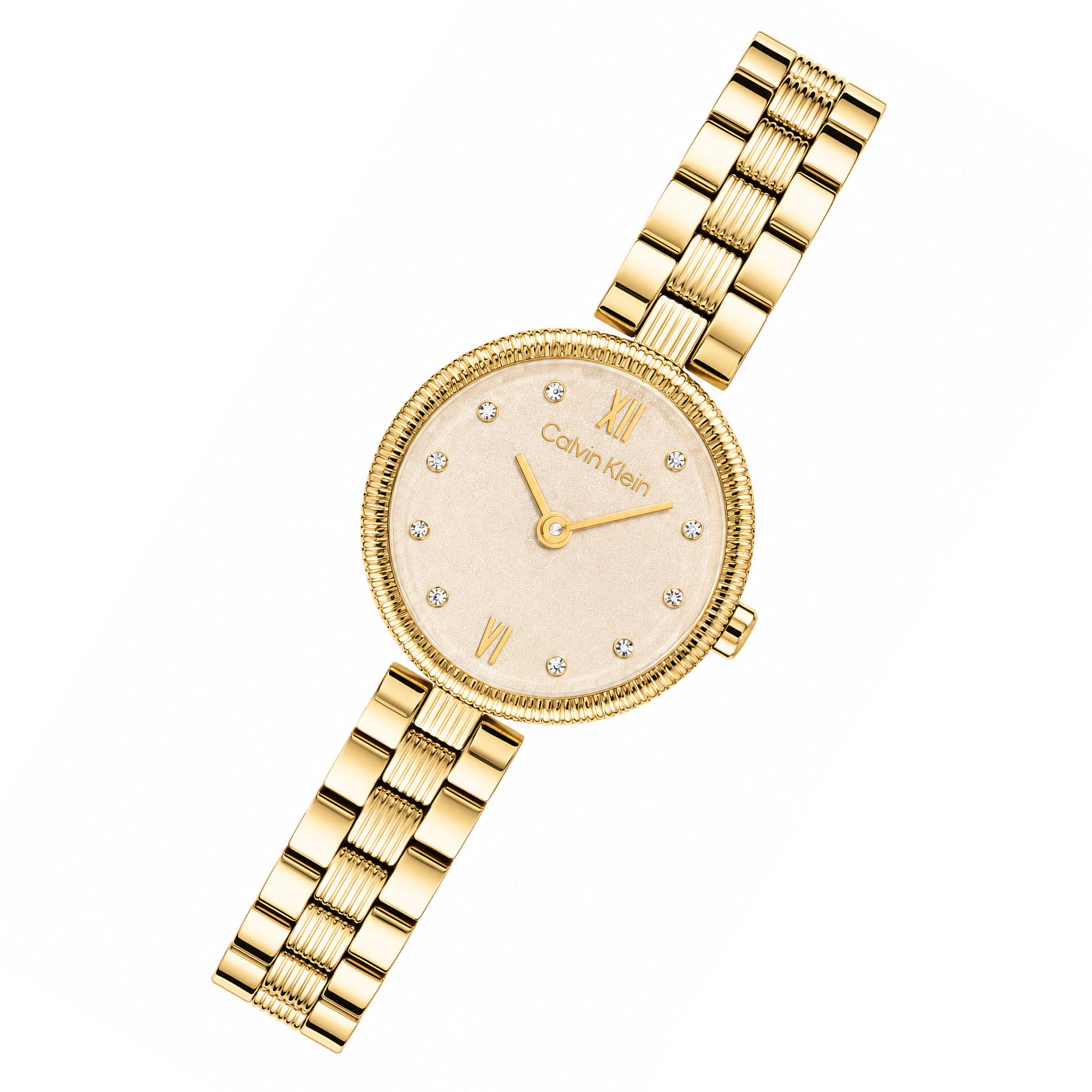 Calvin Klein Gold Steel Women's Watch - 25100225