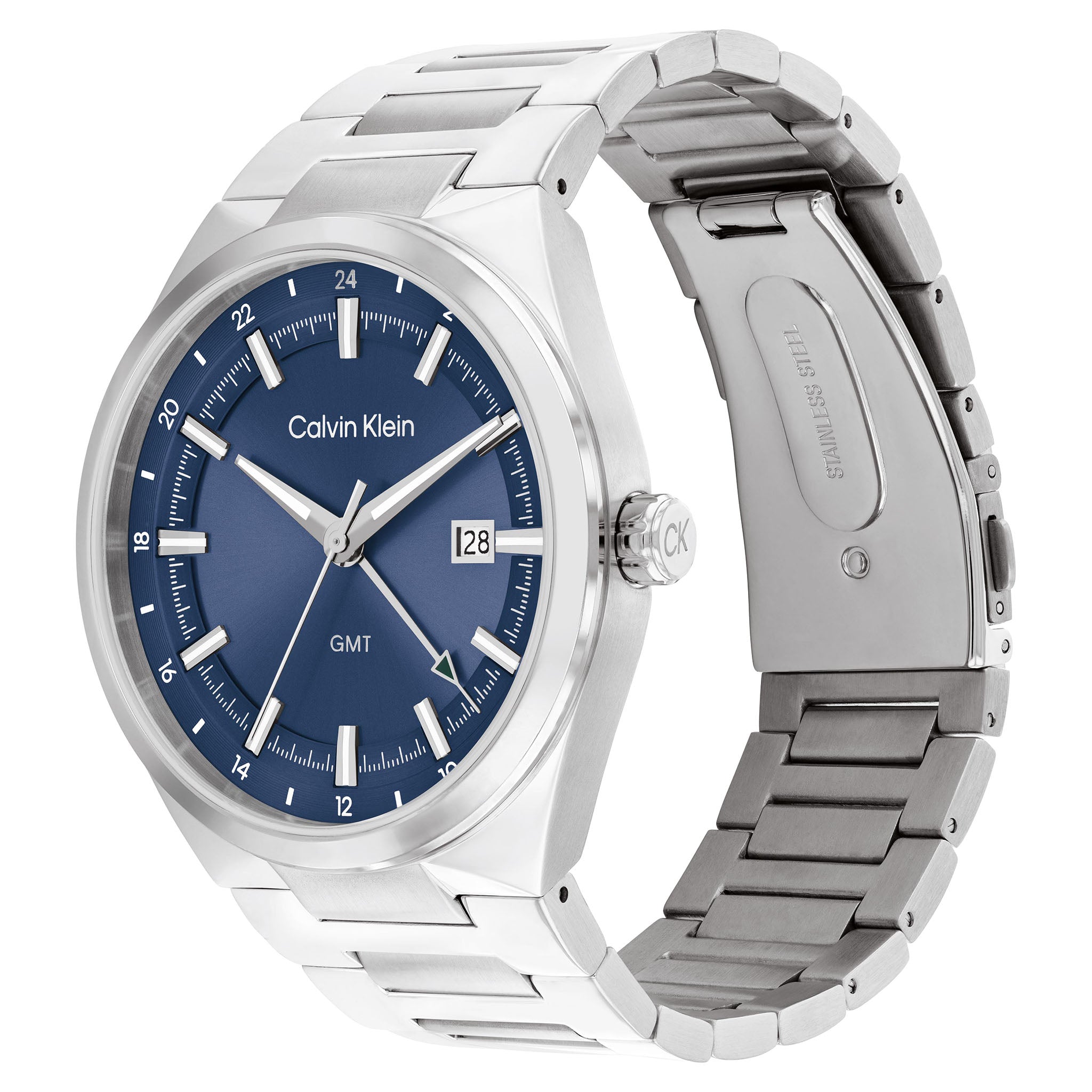 Calvin Klein Stainless Steel Blue Dial Men's Watch - 25200488